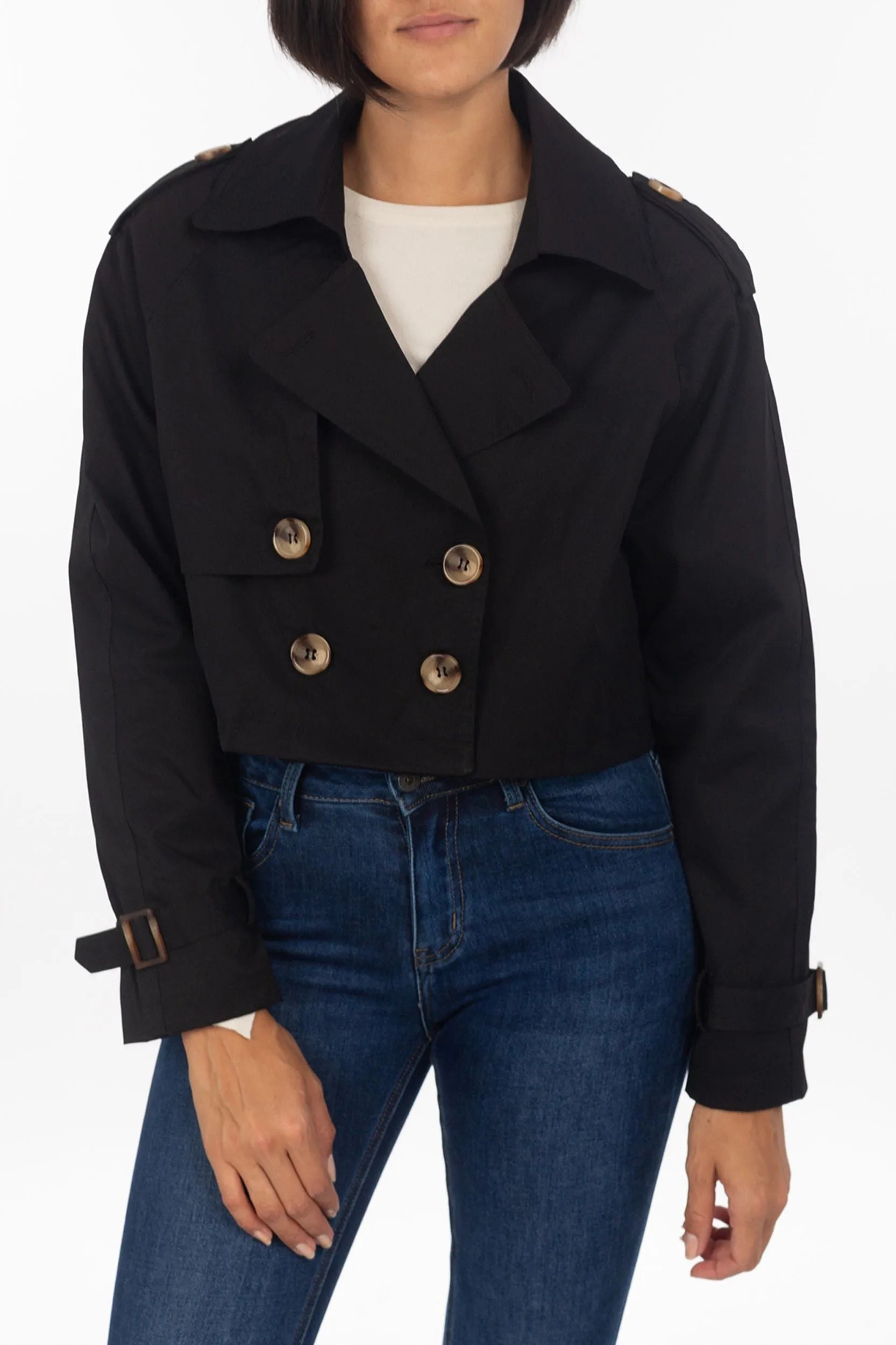Short trench coat