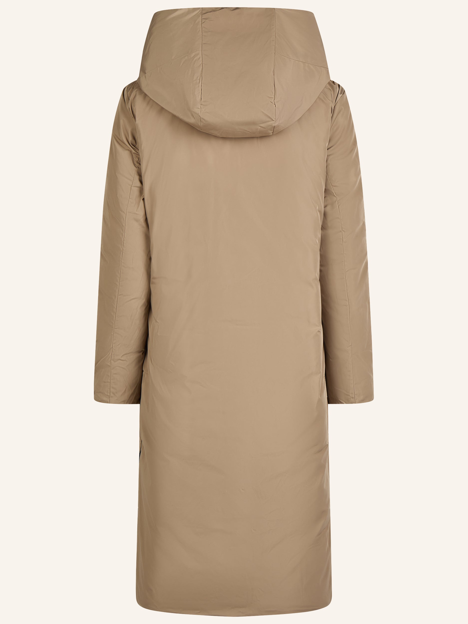 Wendbarer Steppmantel mit Kapuze