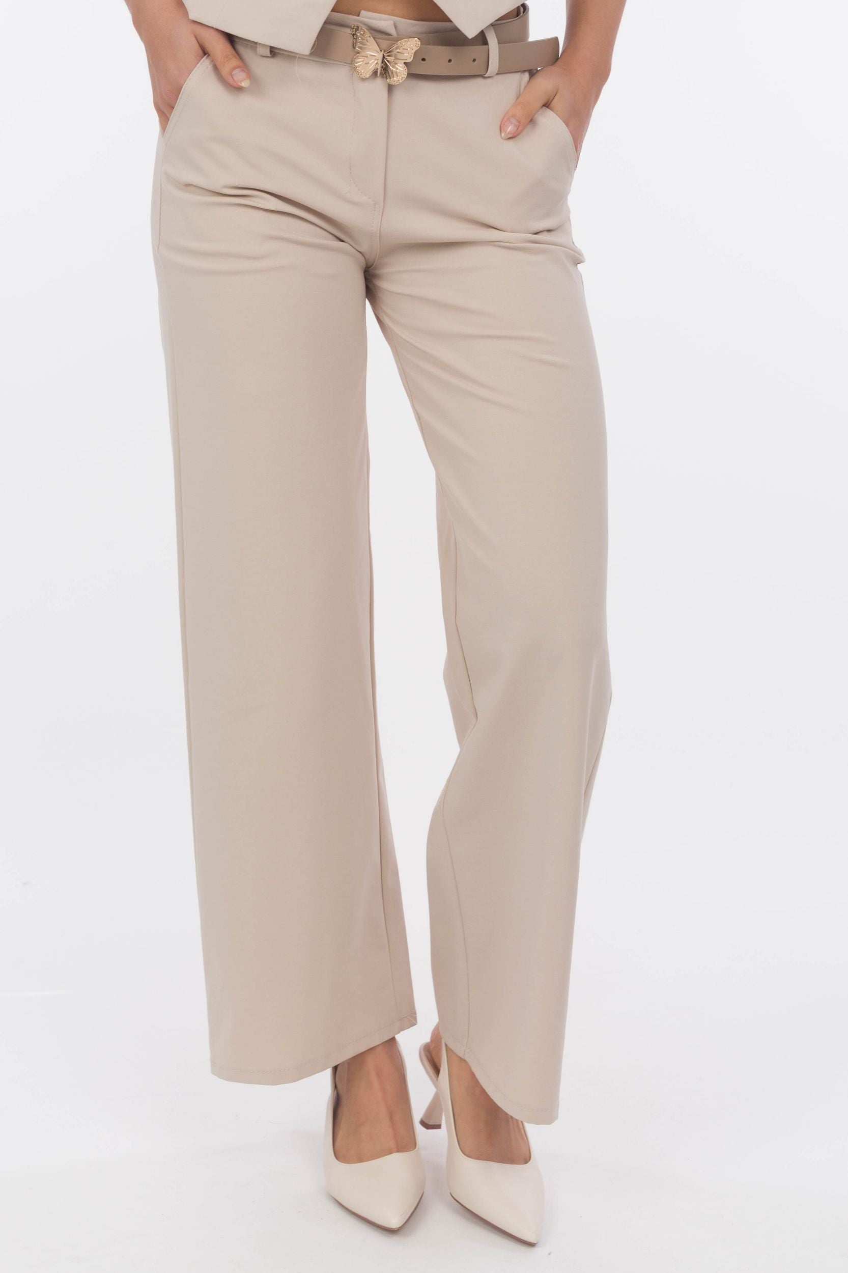 Kombi-Hose mit weitem Bein