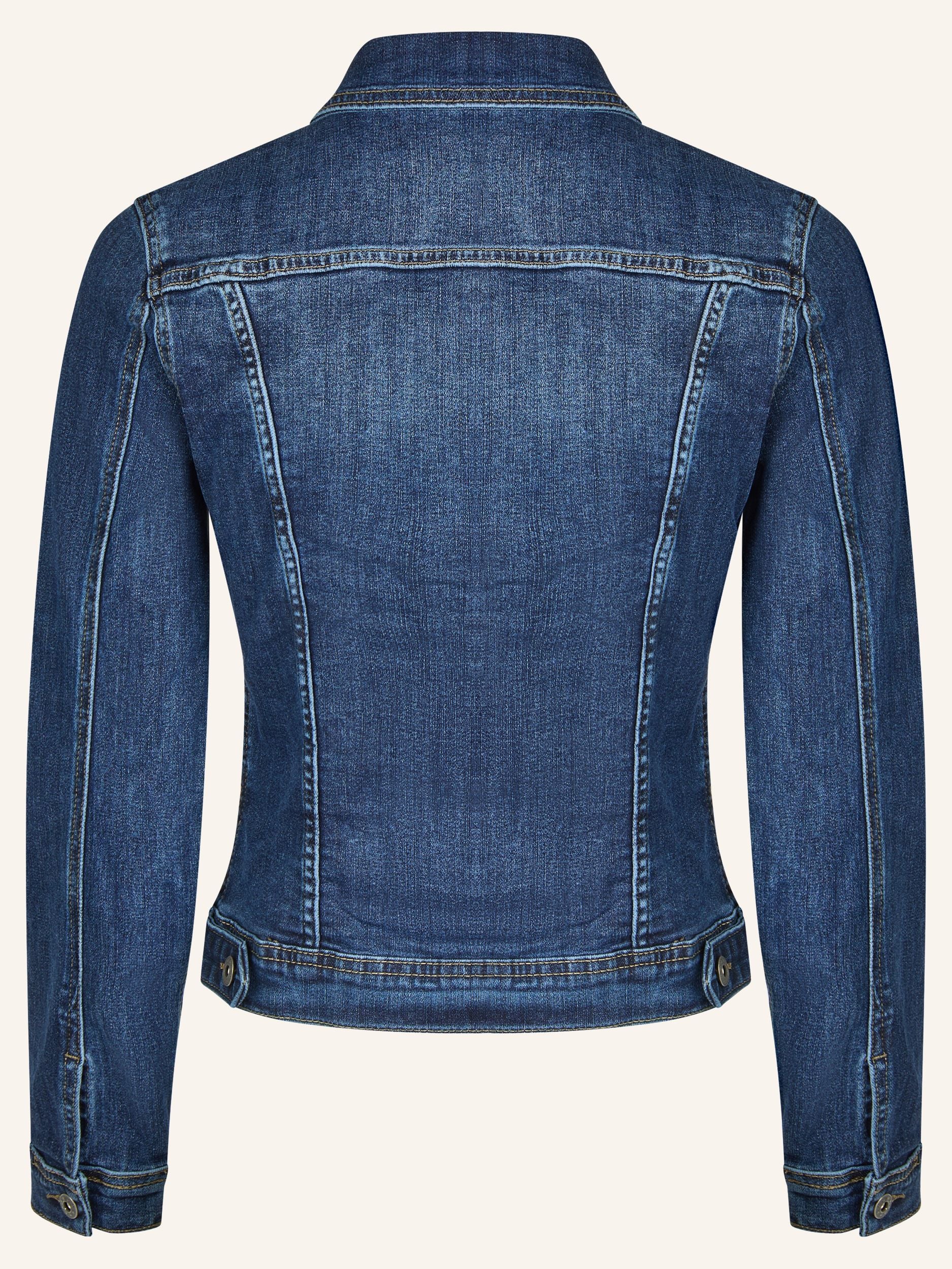 Jeansjacke in Raw-Denim-Optik