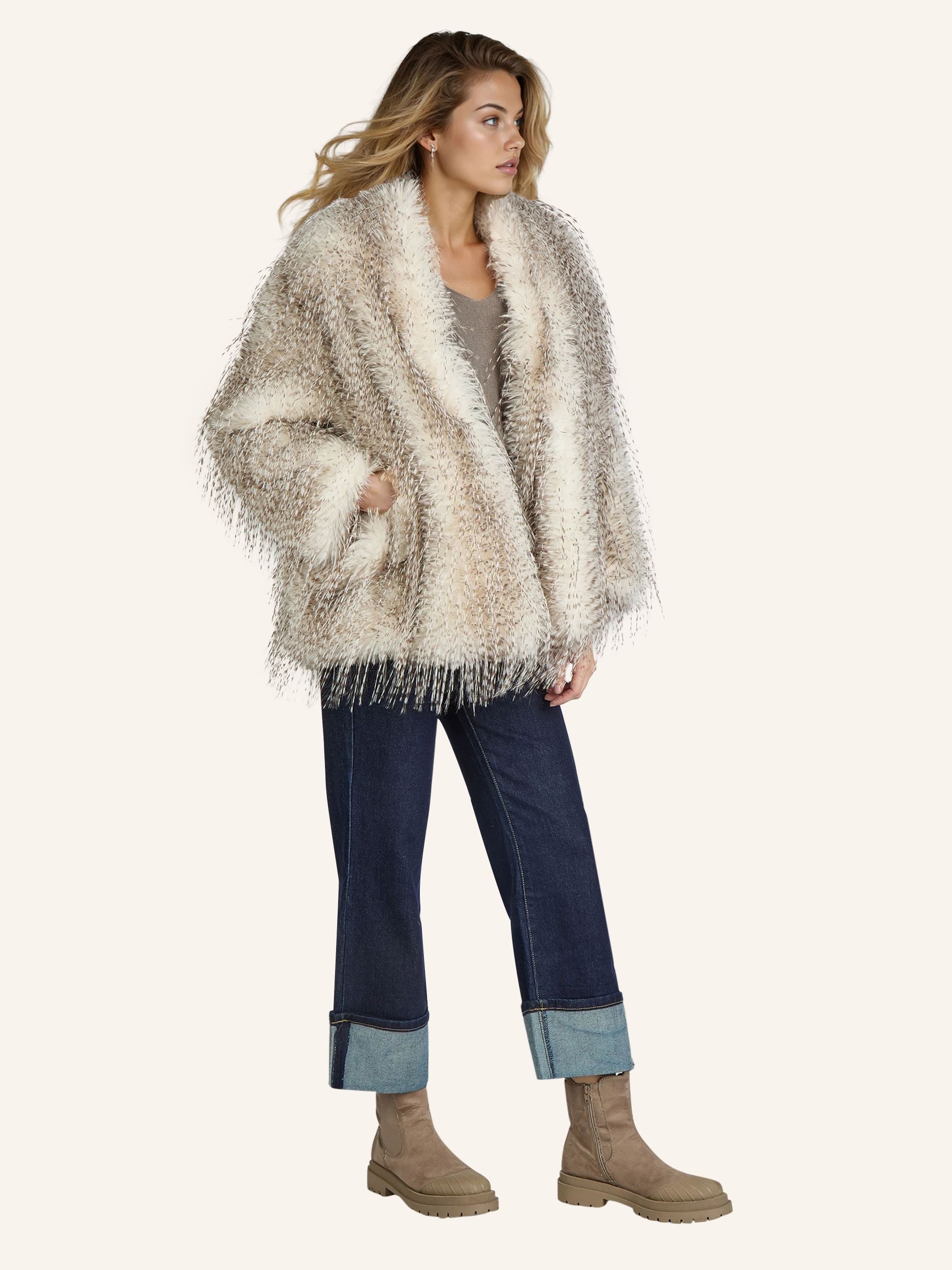Faux Fur Jacke