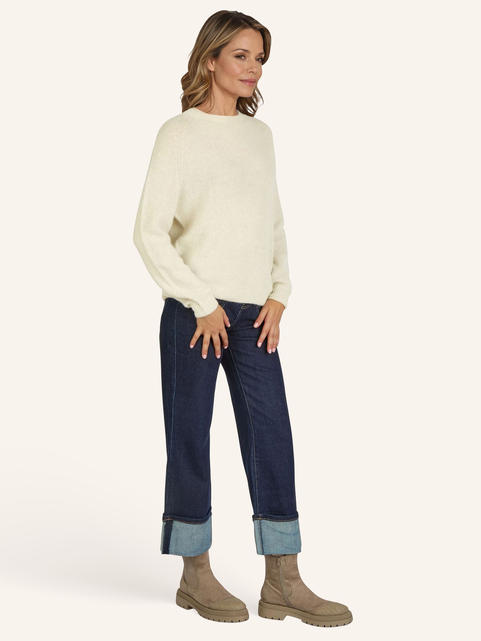 Maglione a maglia fine
