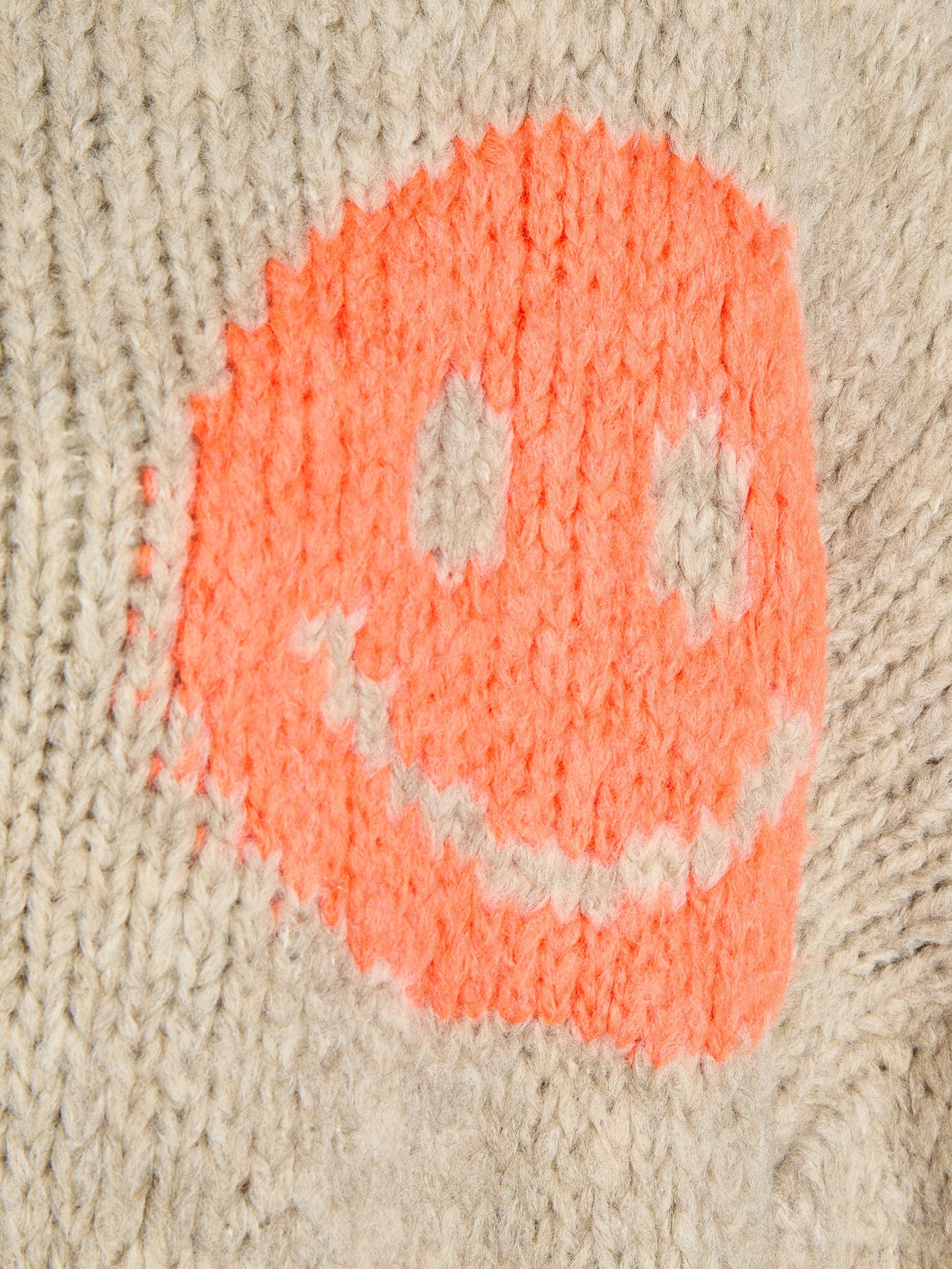Statement-Strickpullover „Look Back“