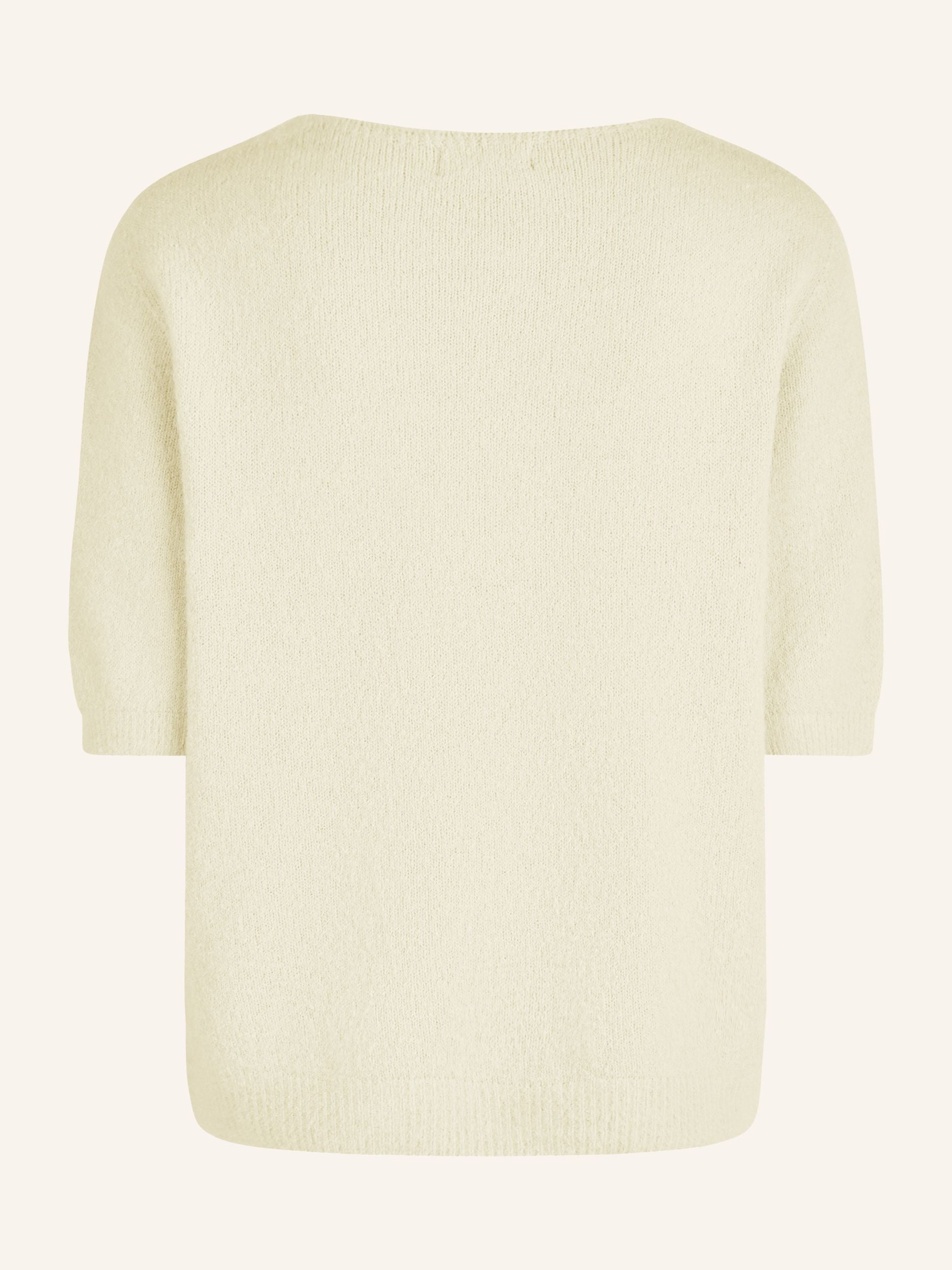 Feinstrickpullover mit halblangen Ärmeln