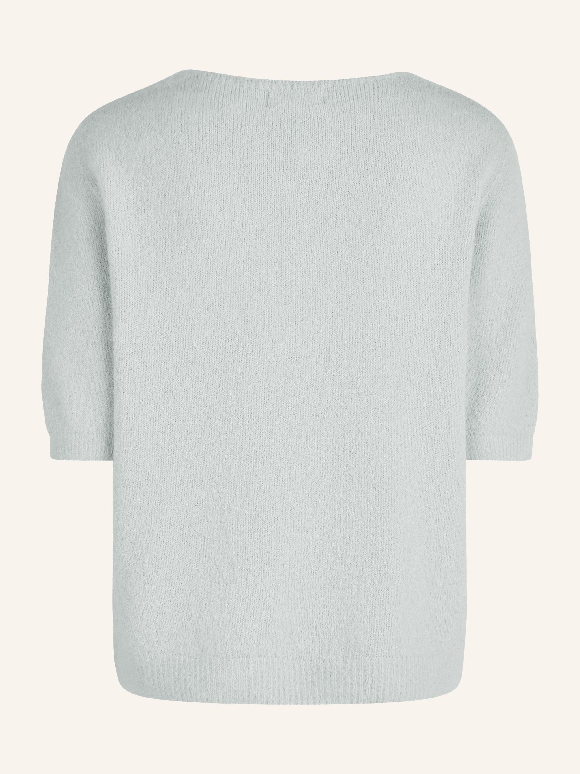 Feinstrickpullover mit halblangen Ärmeln