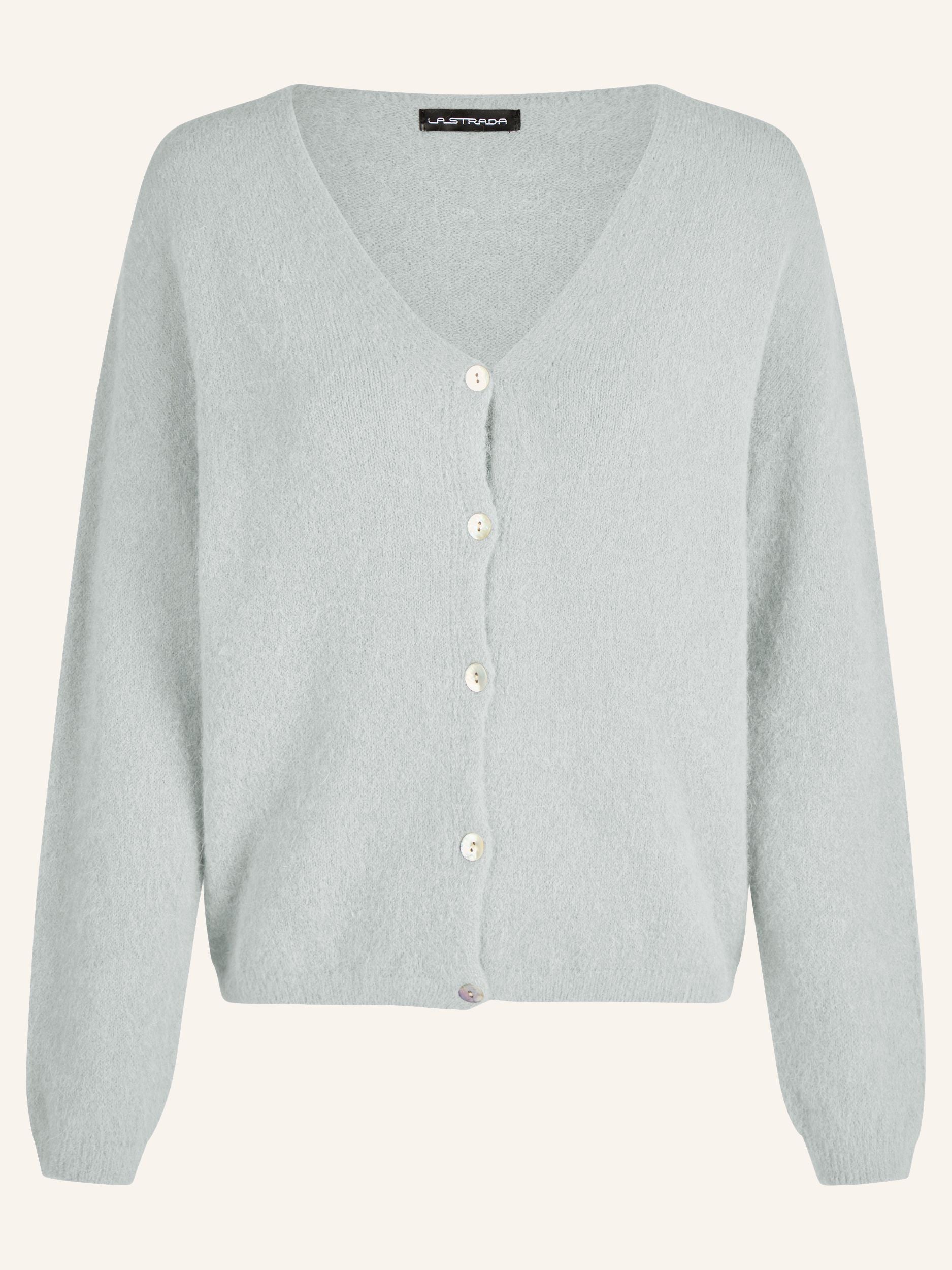 Strick-Cardigan mit Perlmuttknöpfen