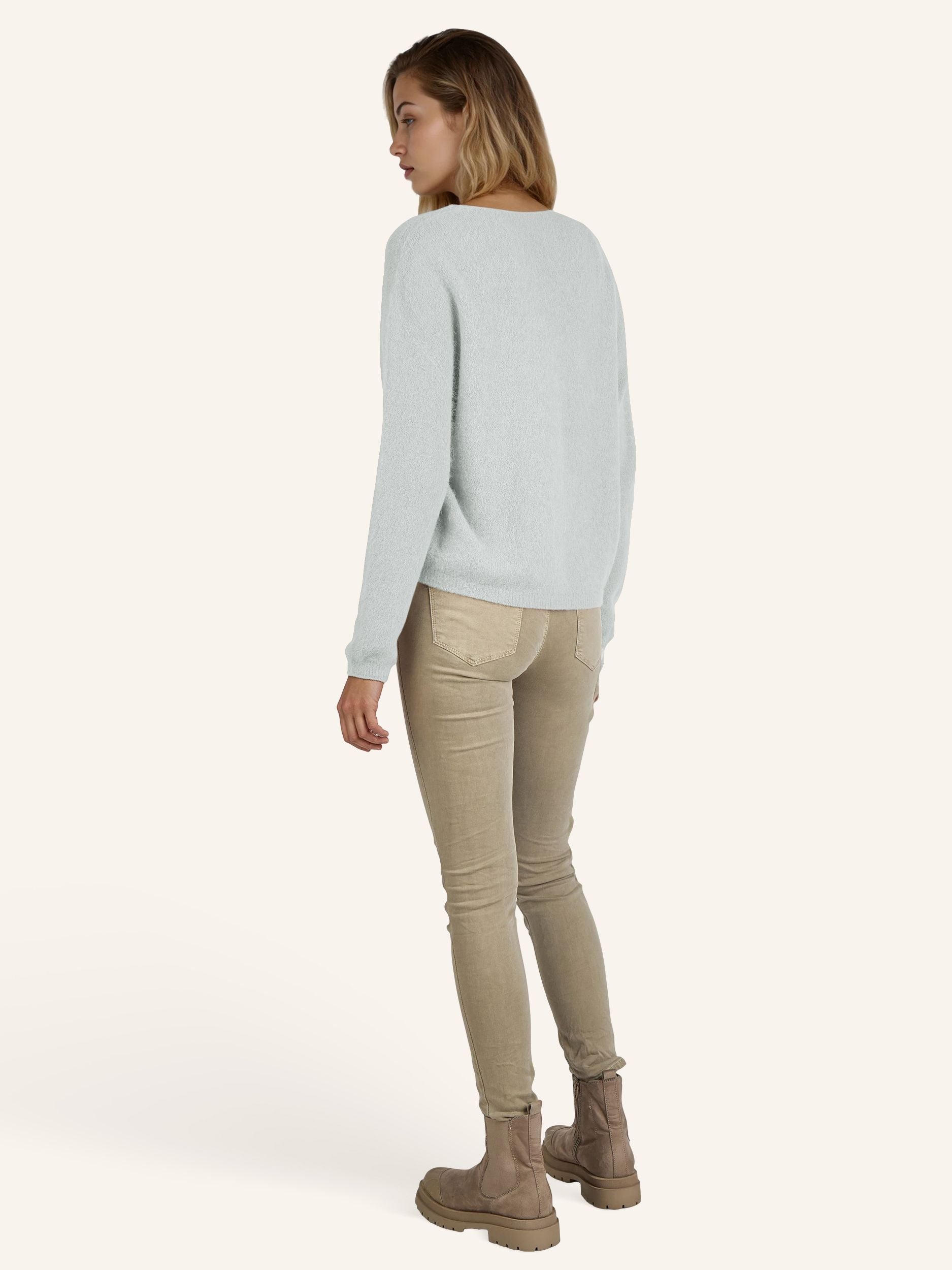 Strick-Cardigan mit Perlmuttknöpfen