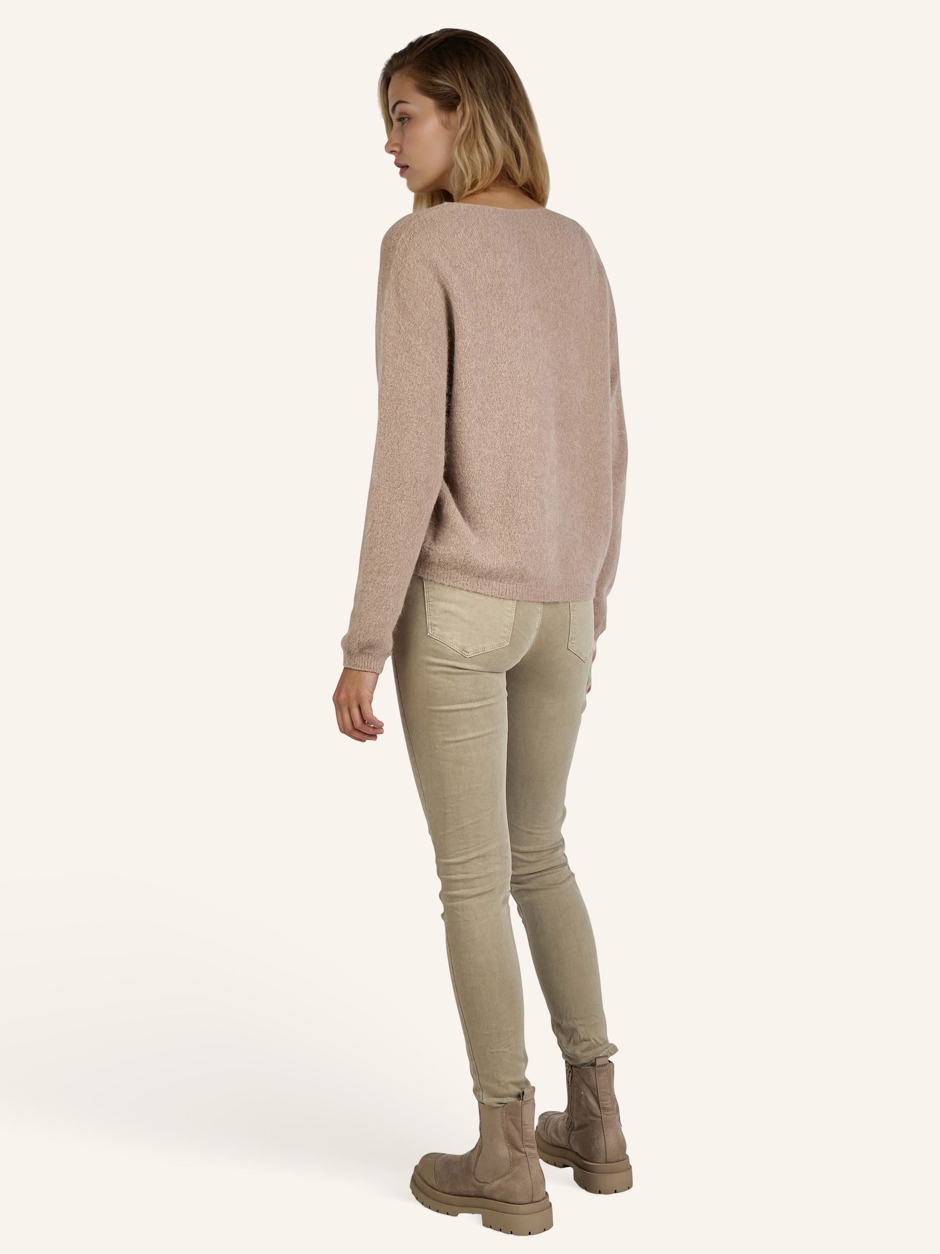 Strick-Cardigan mit Perlmuttknöpfen