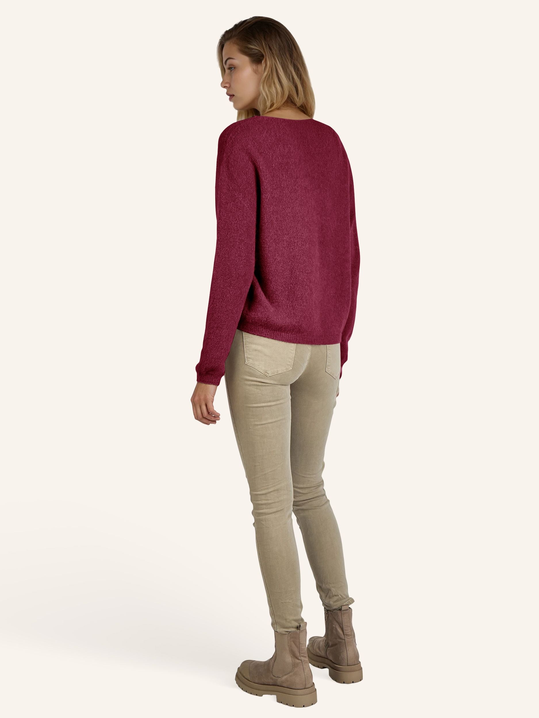 Strick-Cardigan mit Perlmuttknöpfen