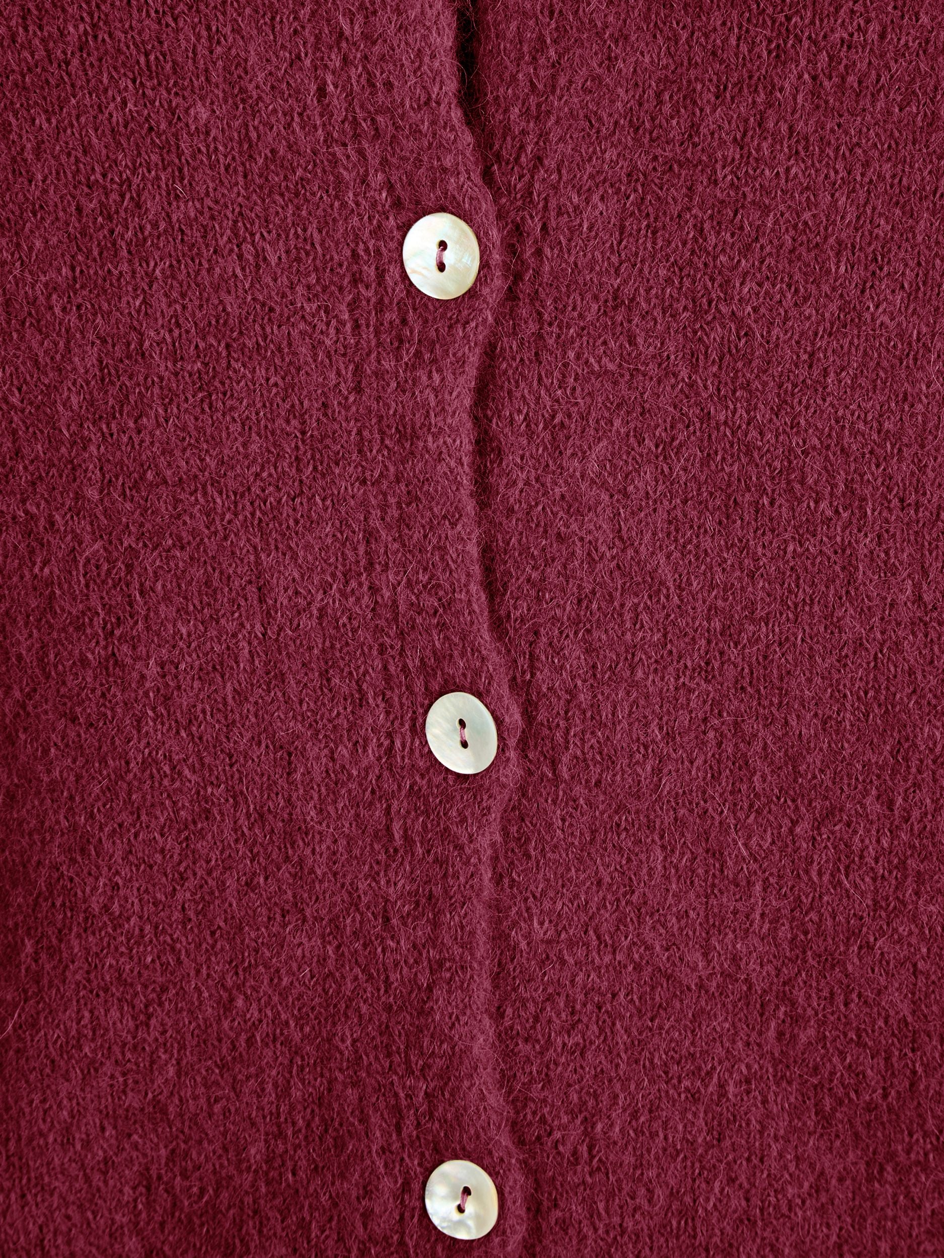 Strick-Cardigan mit Perlmuttknöpfen