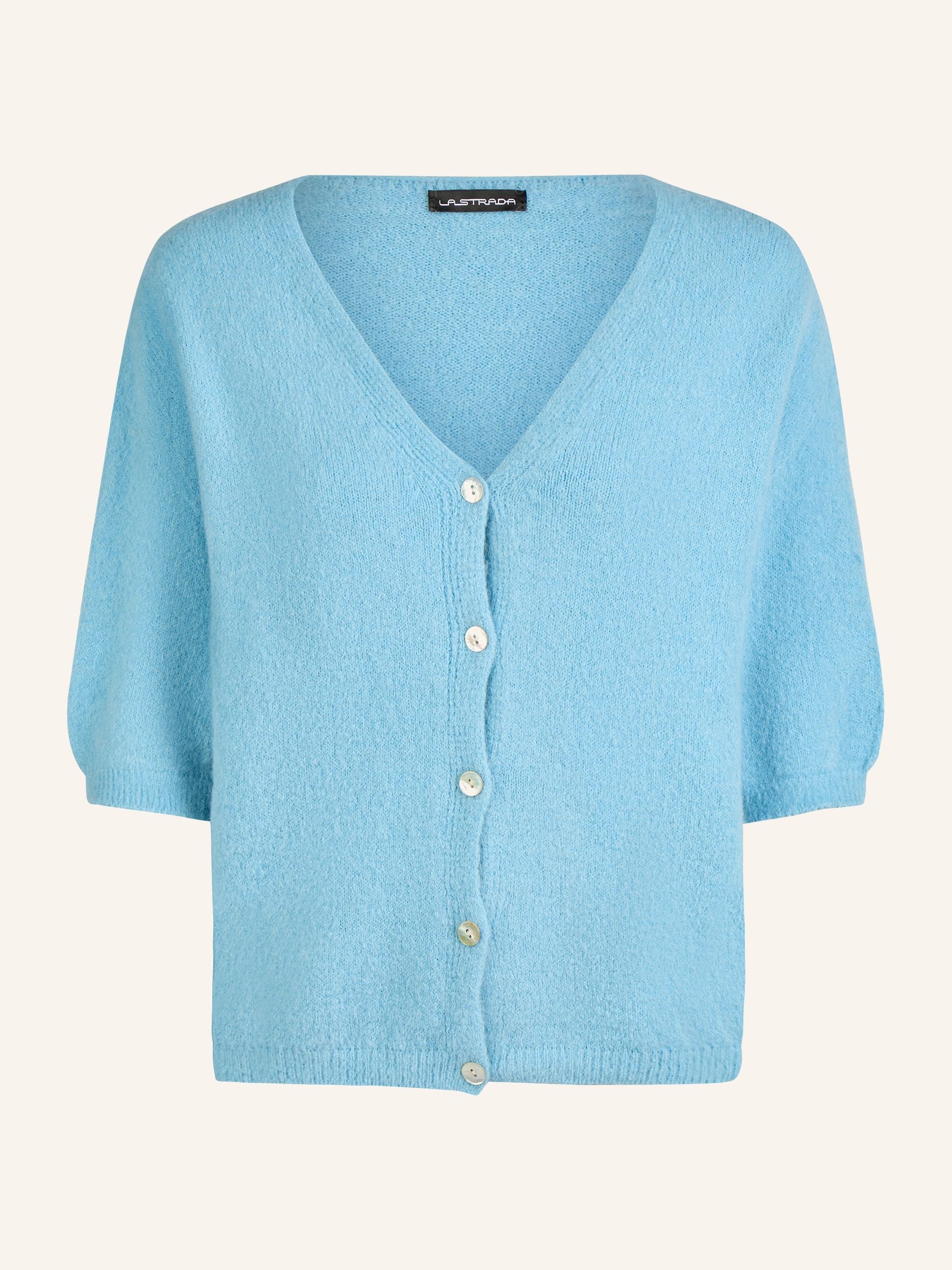 Kurzarm-Strickcardigan