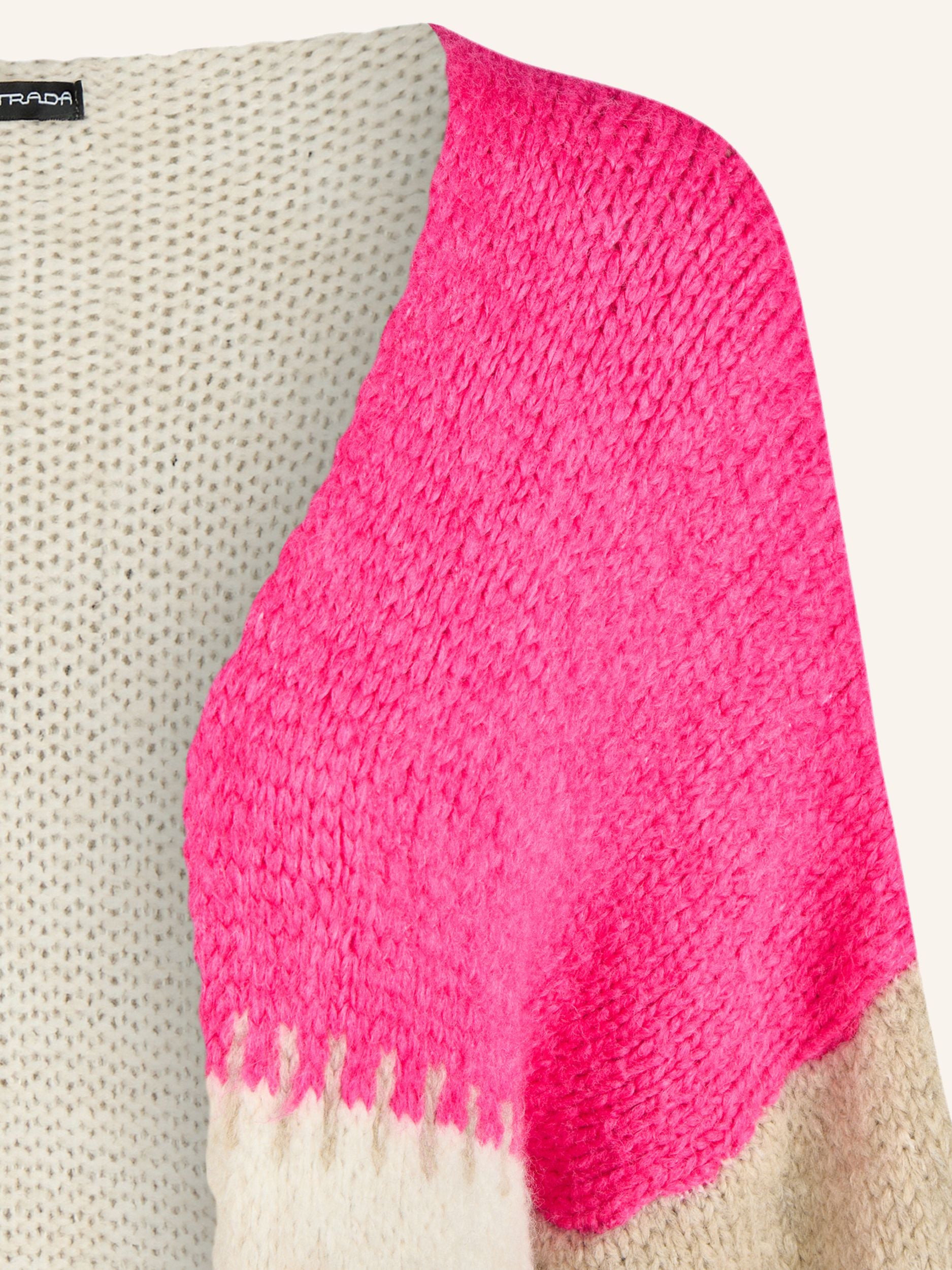 Colorblock Strickjacke