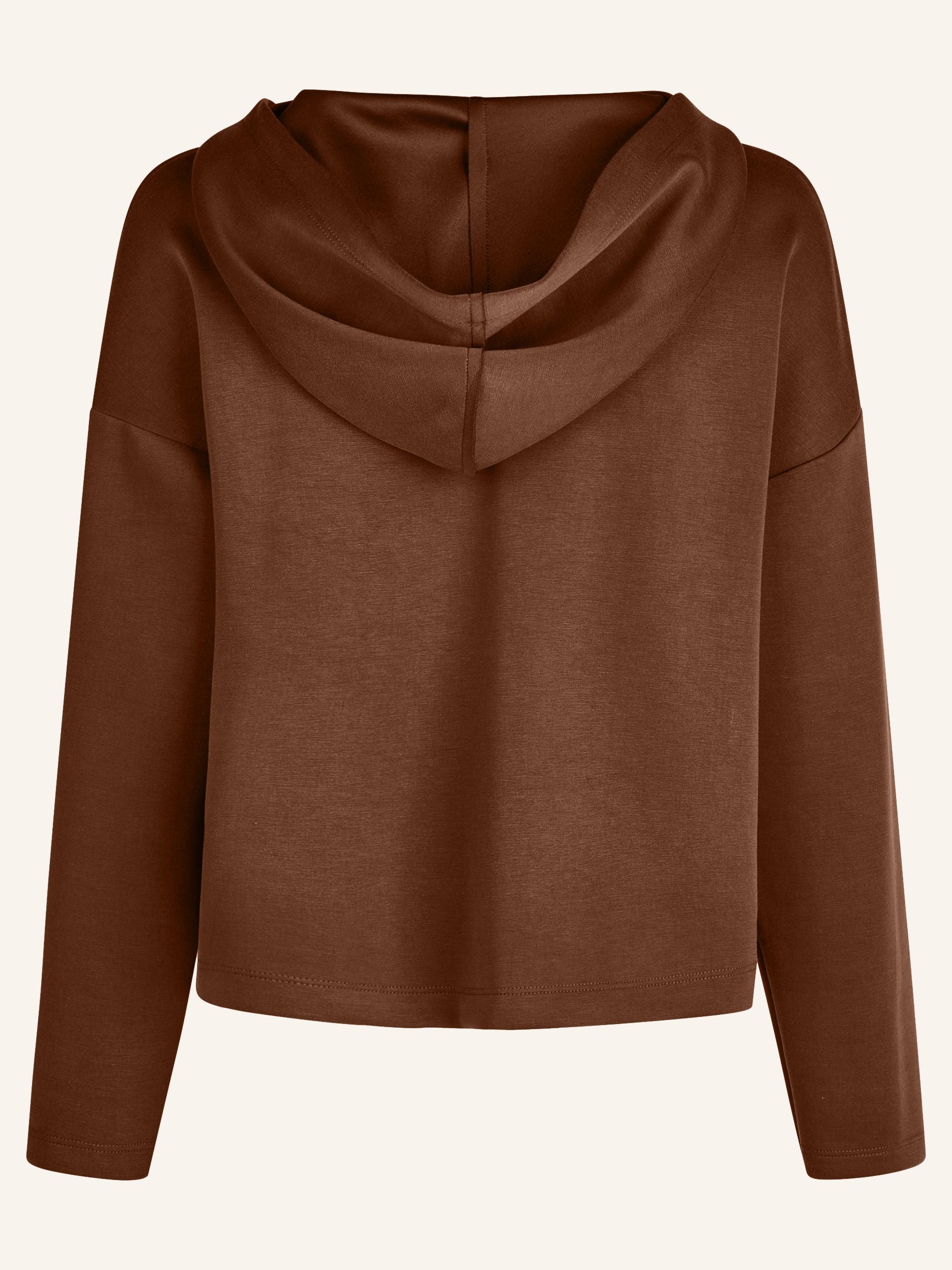 Felpa con zip e cappuccio