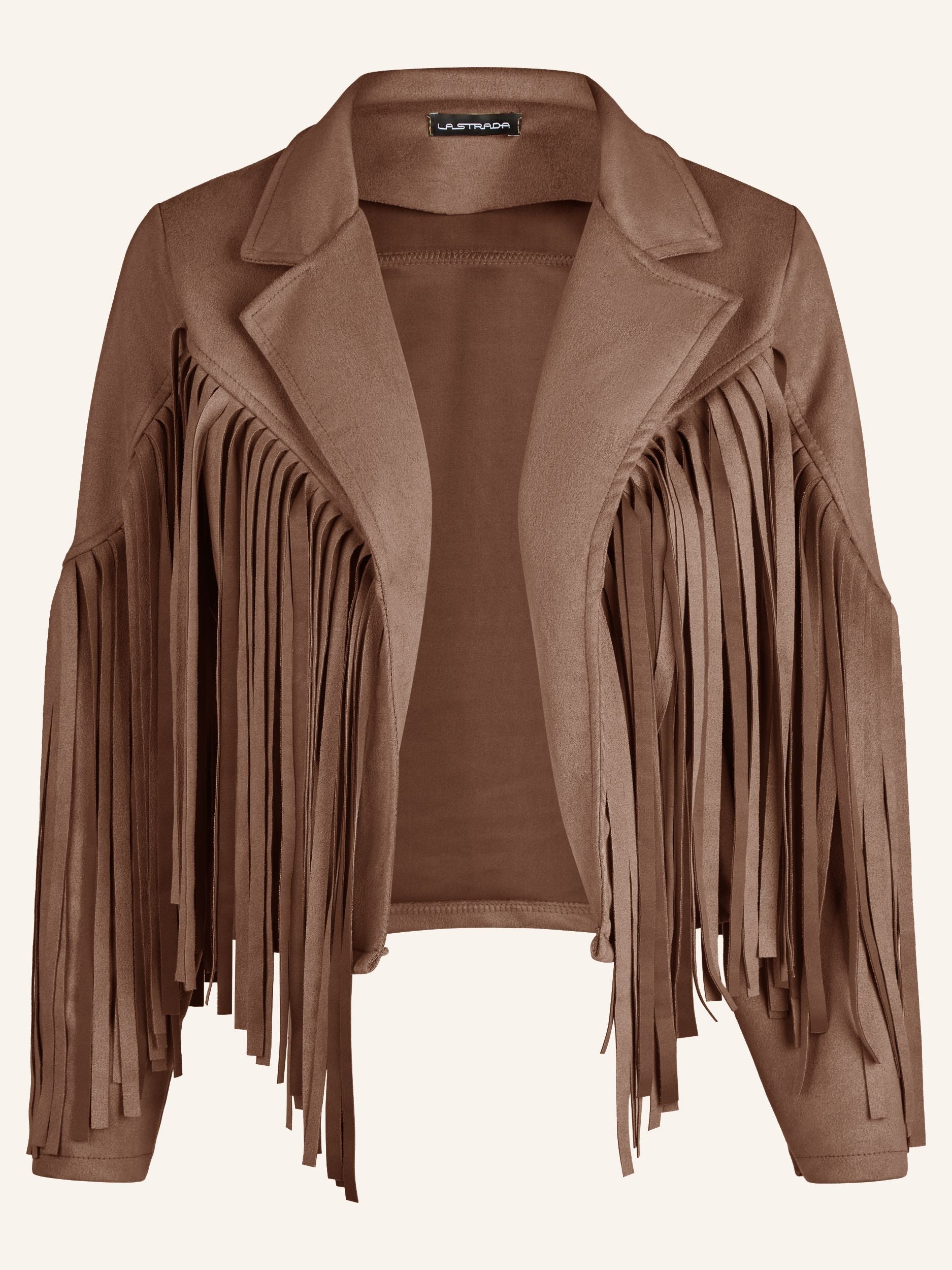 Velours-Fransenbolero