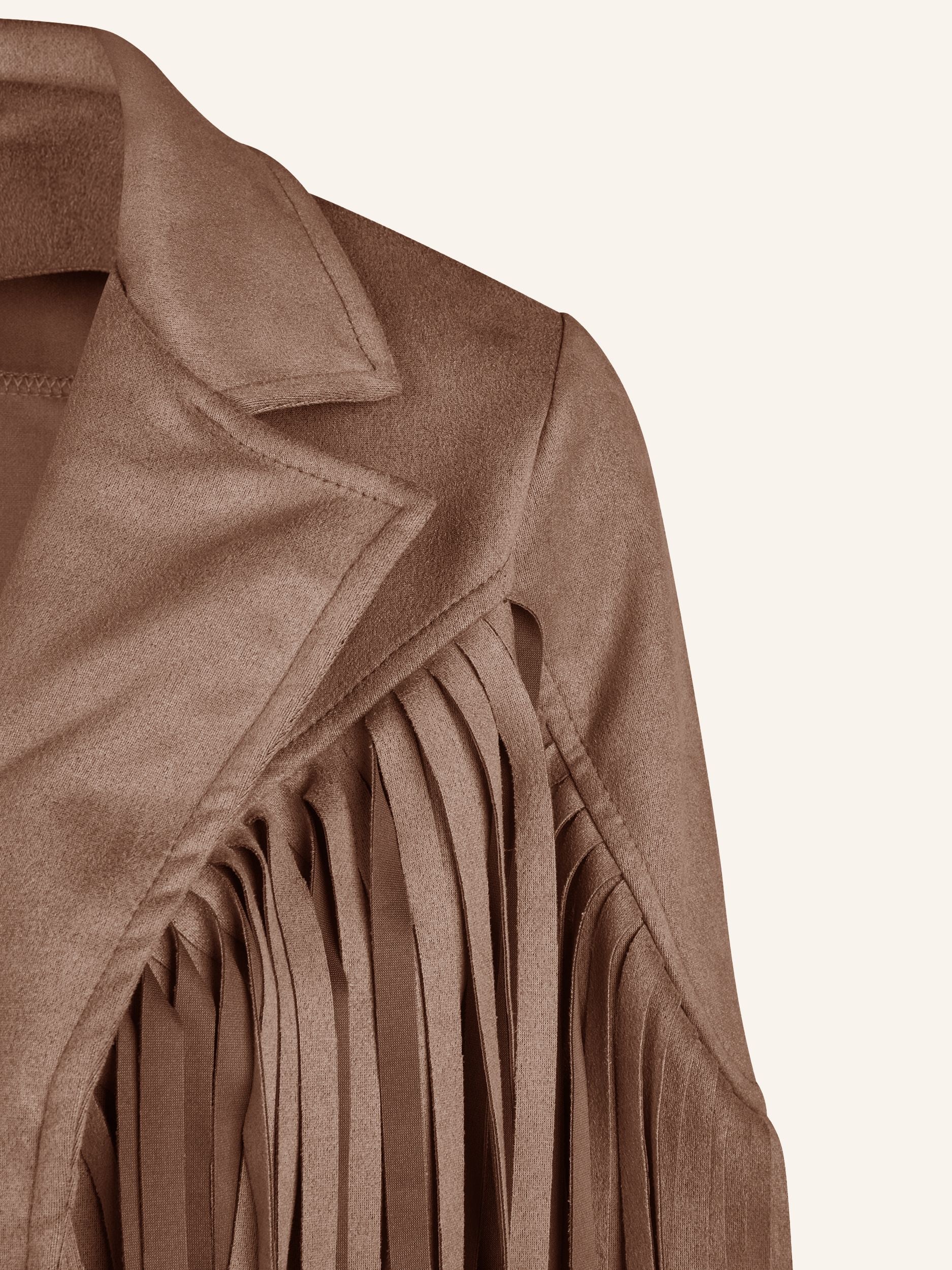 Velours-Fransenbolero