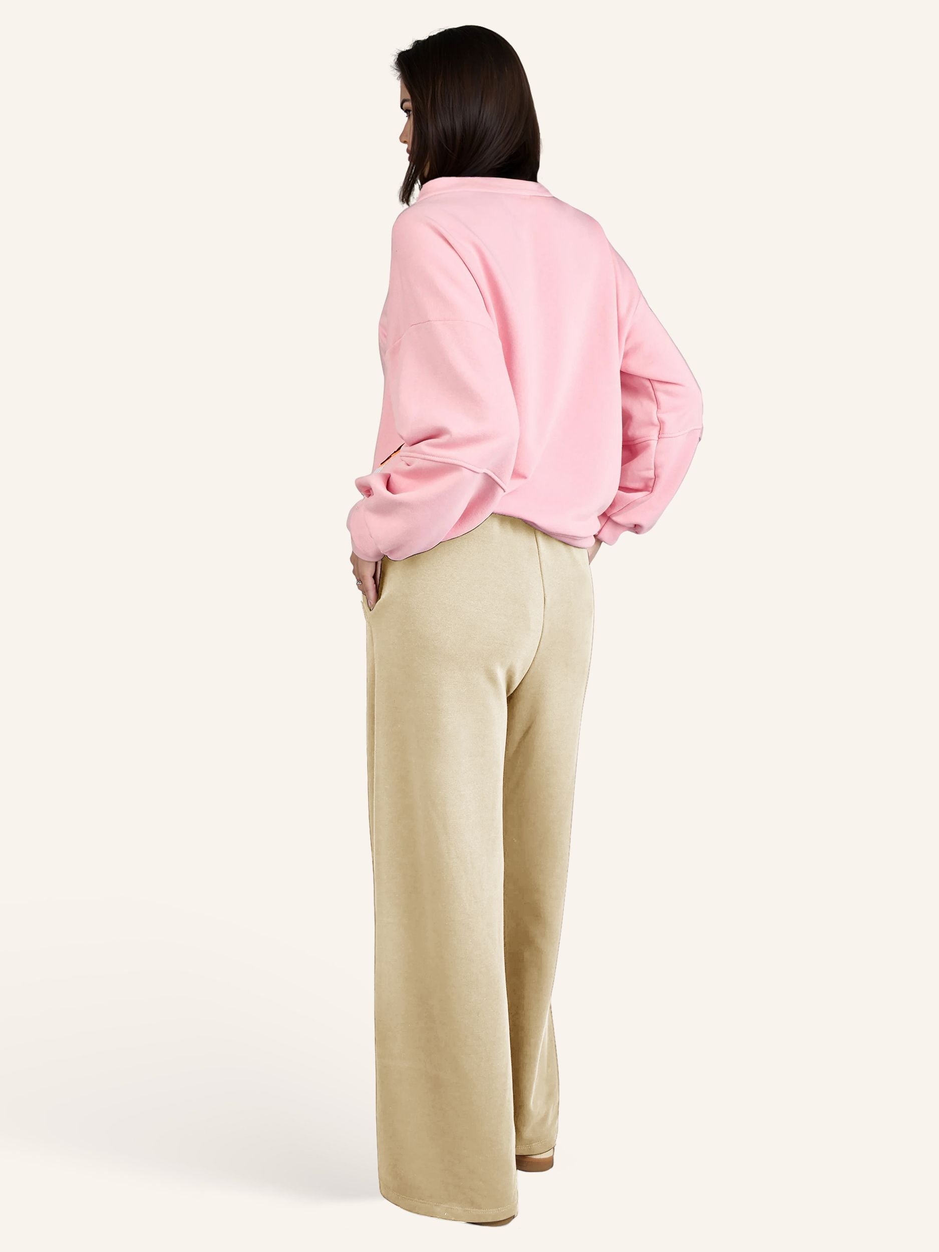 Sweat-Hose Wide-Leg