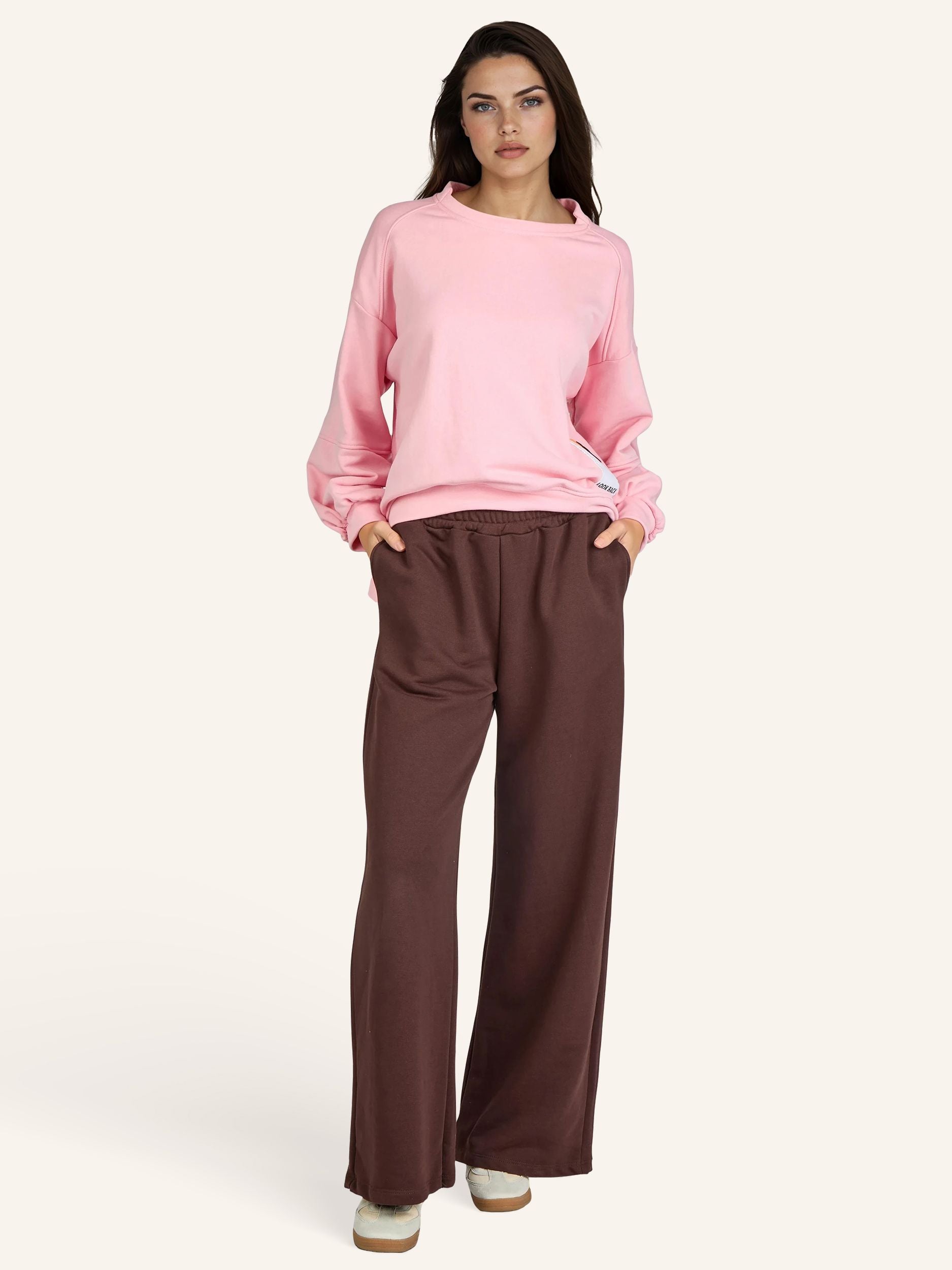 Sweat-Hose Wide-Leg