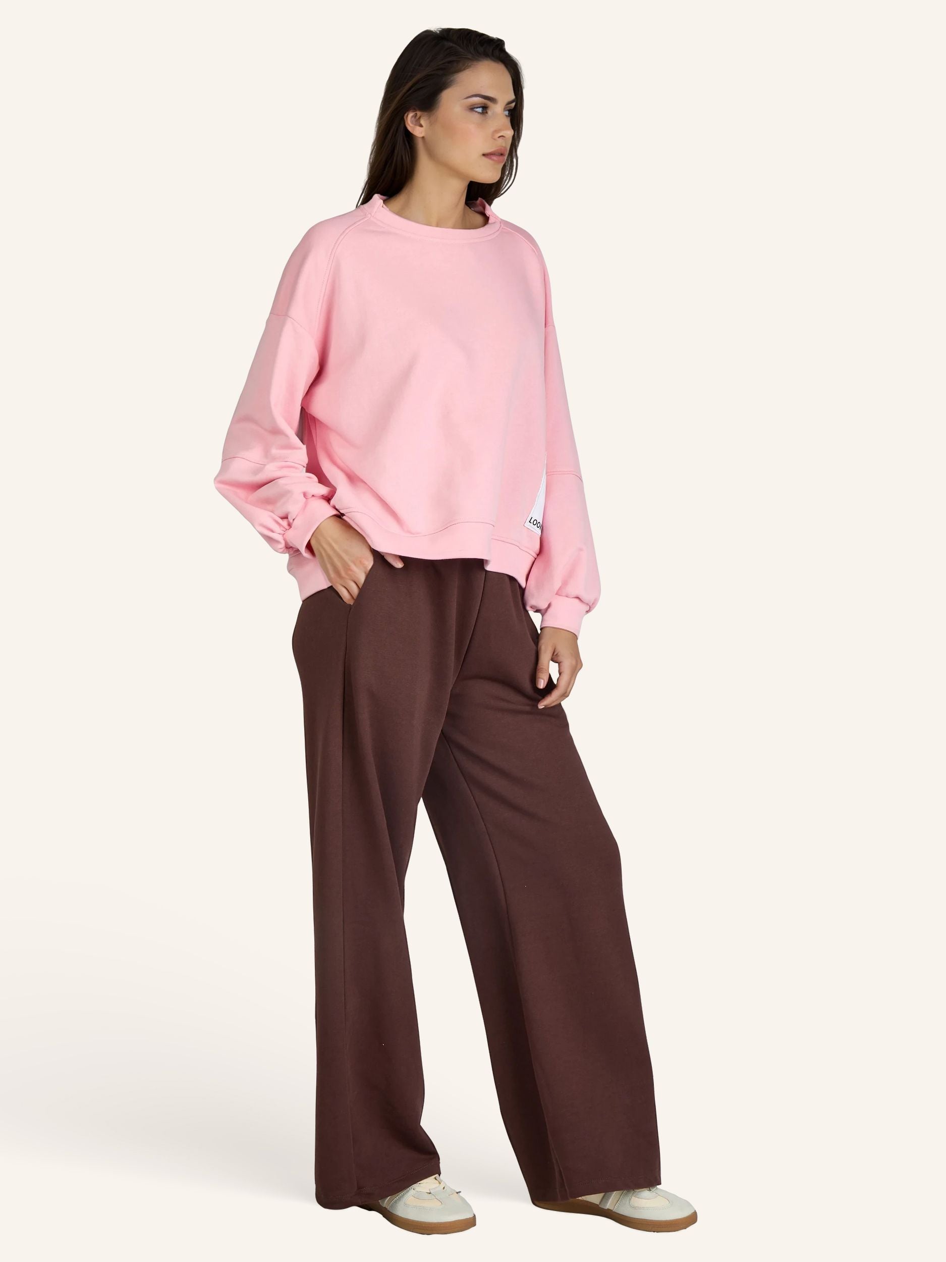 Sweat-Hose Wide-Leg
