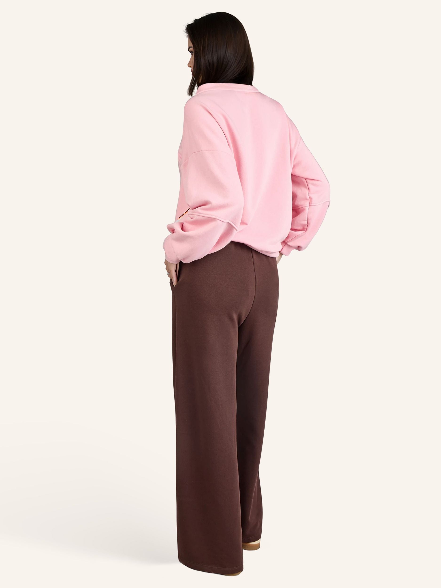 Sweat-Hose Wide-Leg