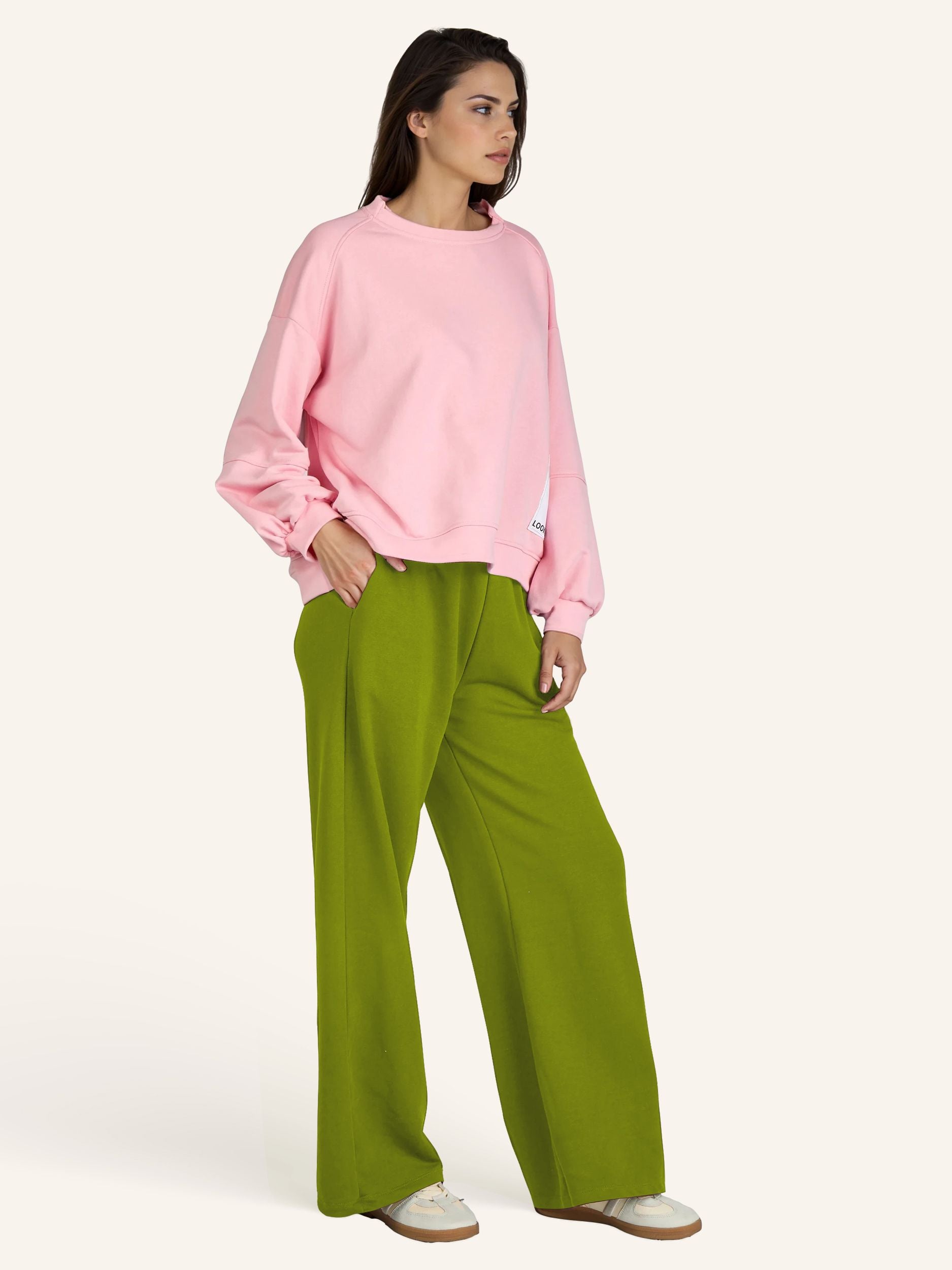 Sweat-Hose Wide-Leg