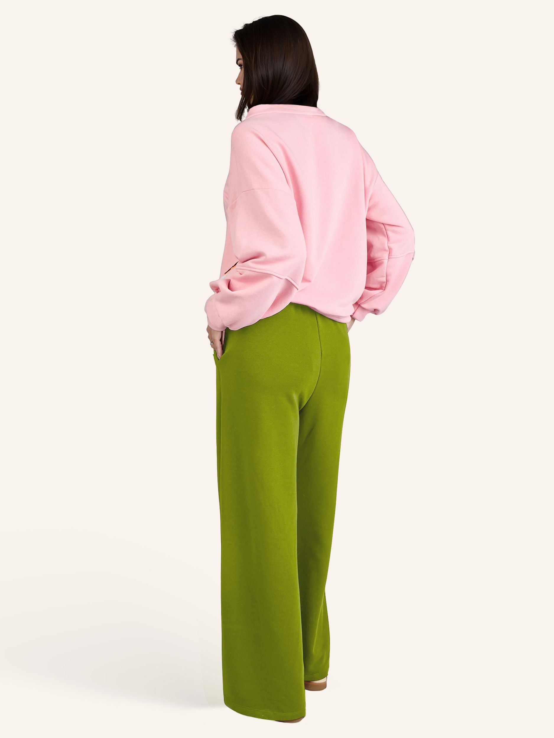 Sweat-Hose Wide-Leg