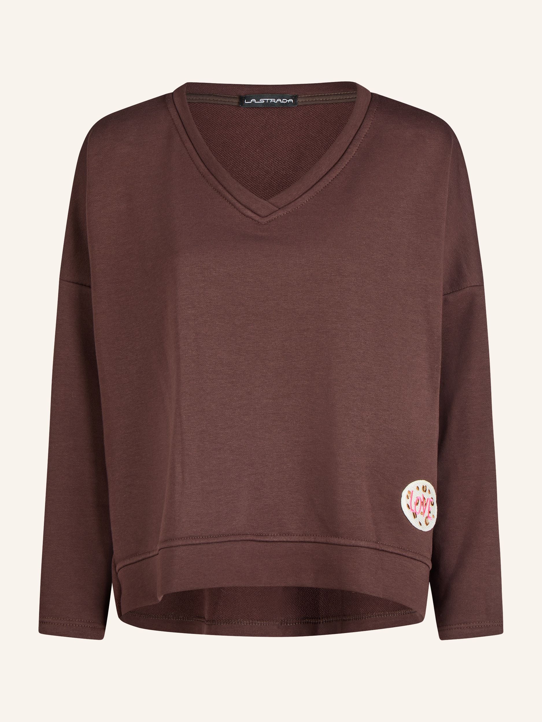 Sweatshirt mit Applikation
