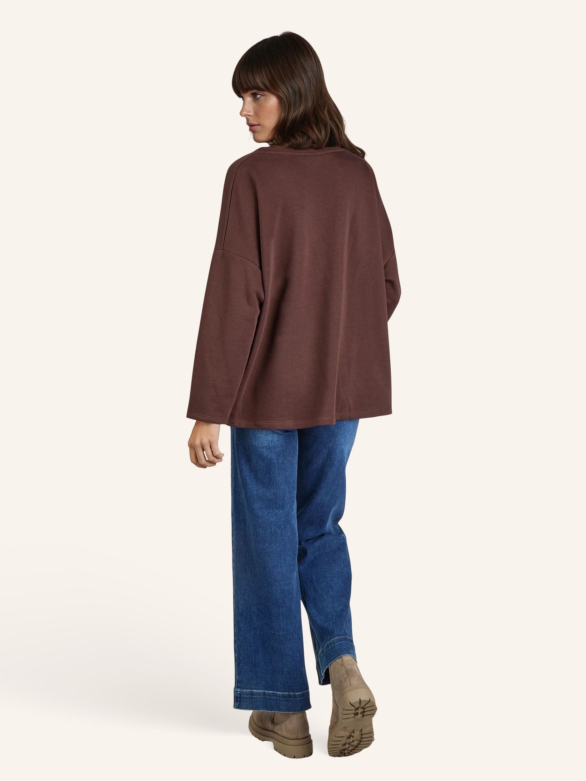 Sweatshirt mit Applikation
