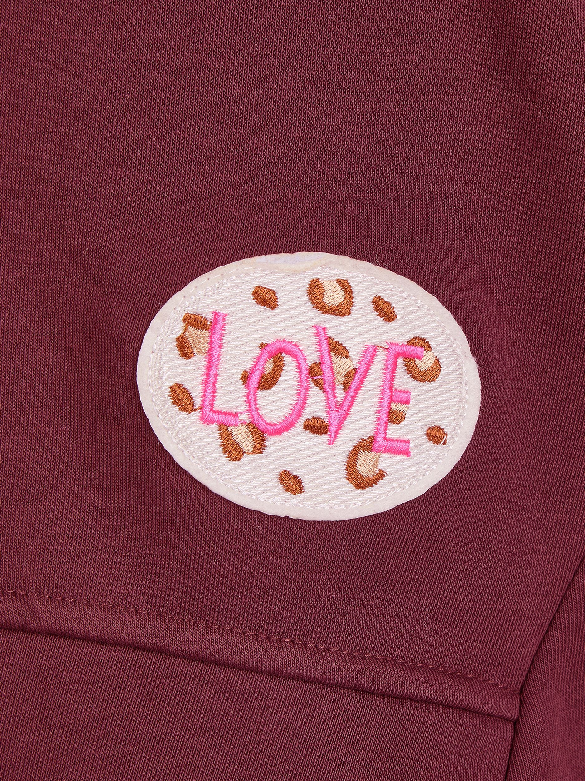 Sweatshirt mit Applikation