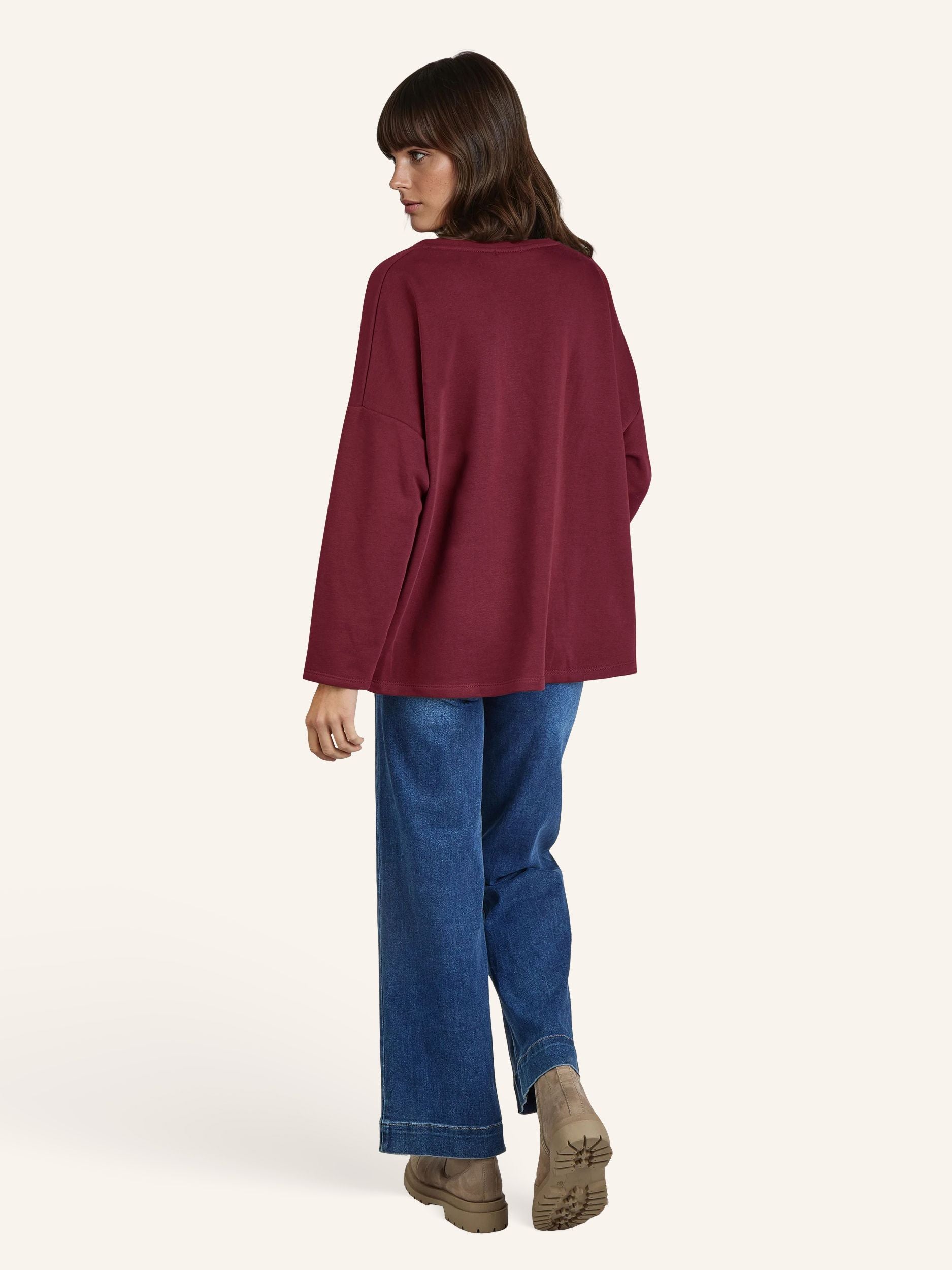 Sweatshirt mit Applikation