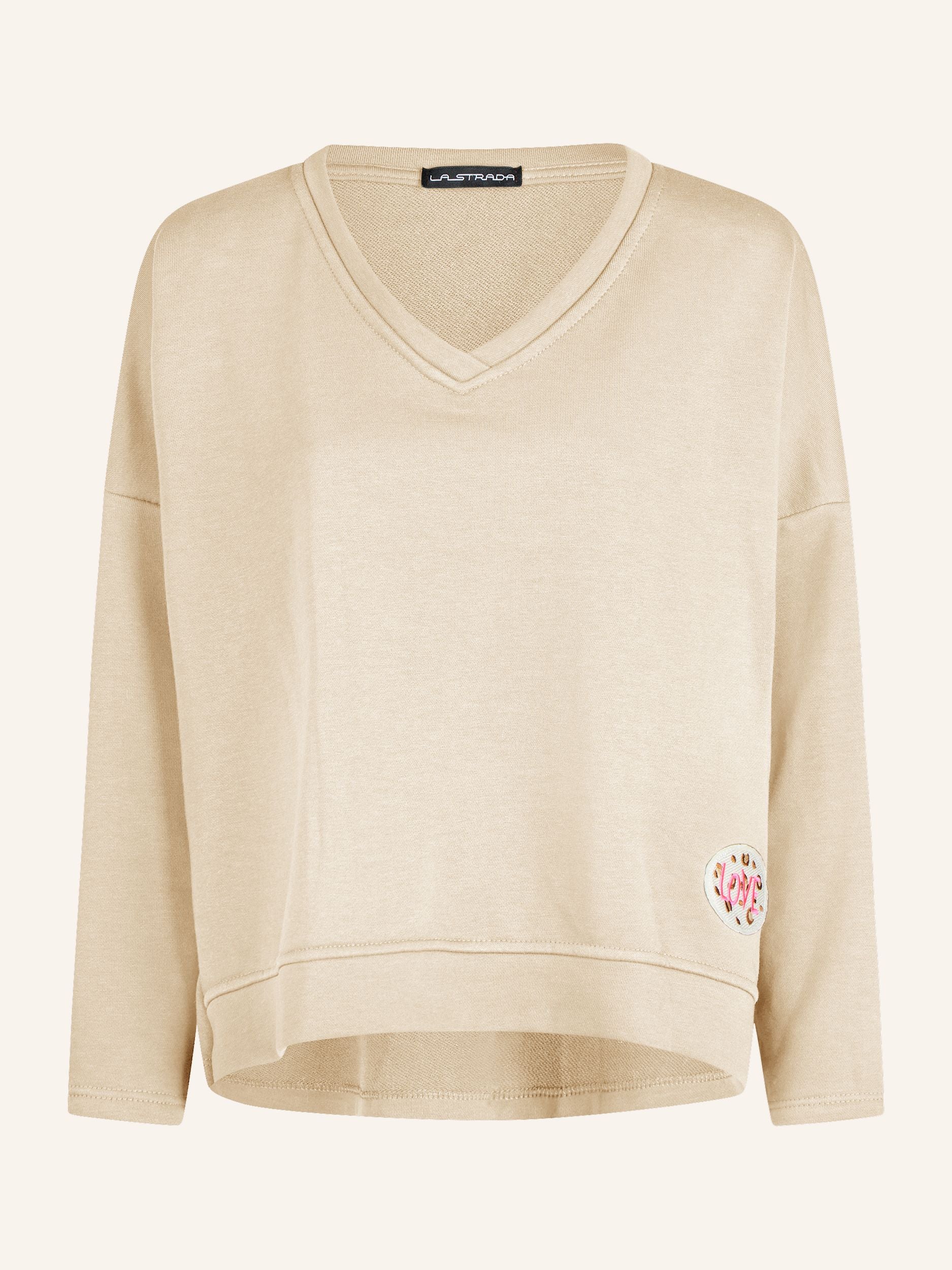 Sweatshirt mit Applikation