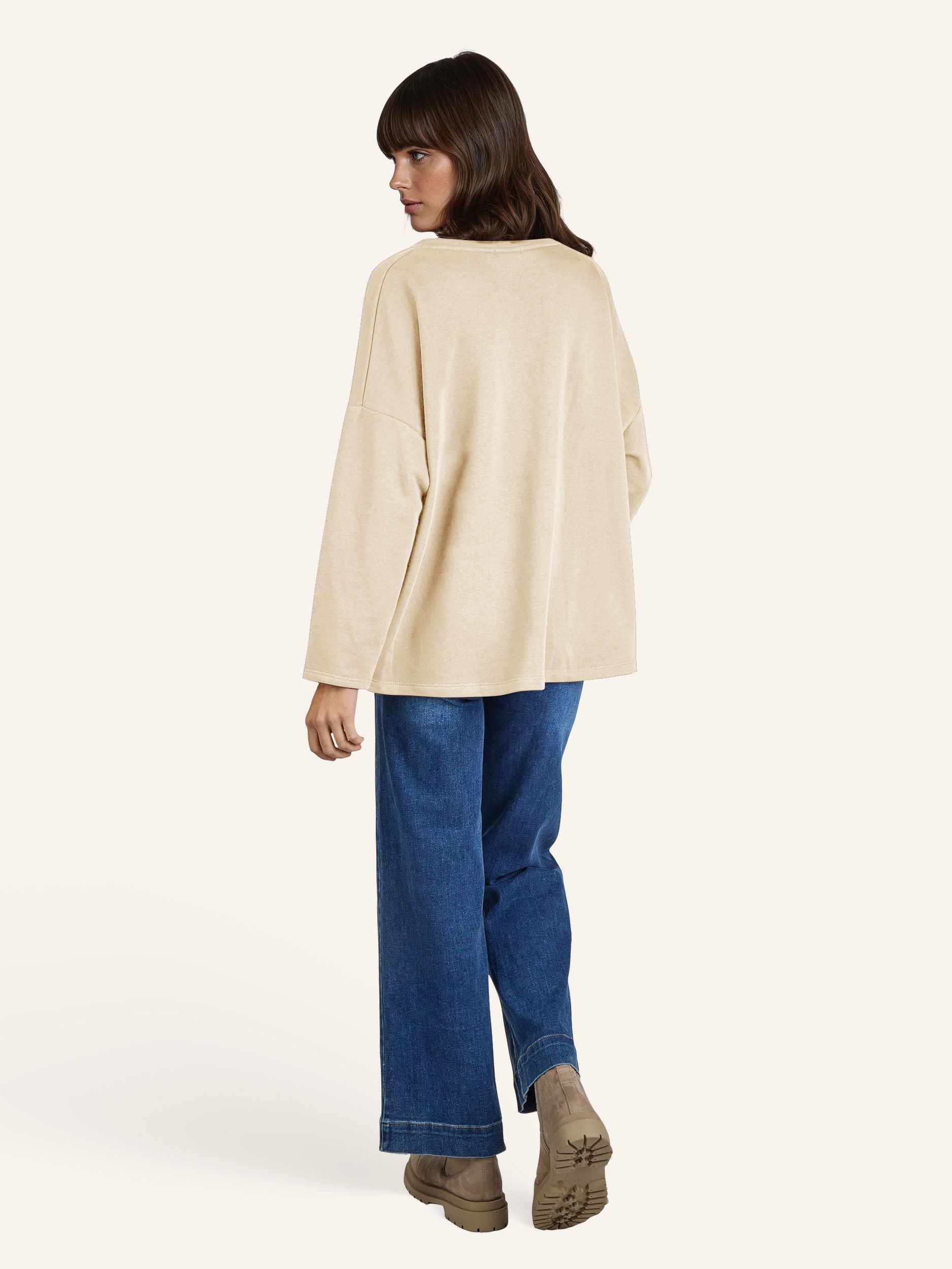 Sweatshirt mit Applikation