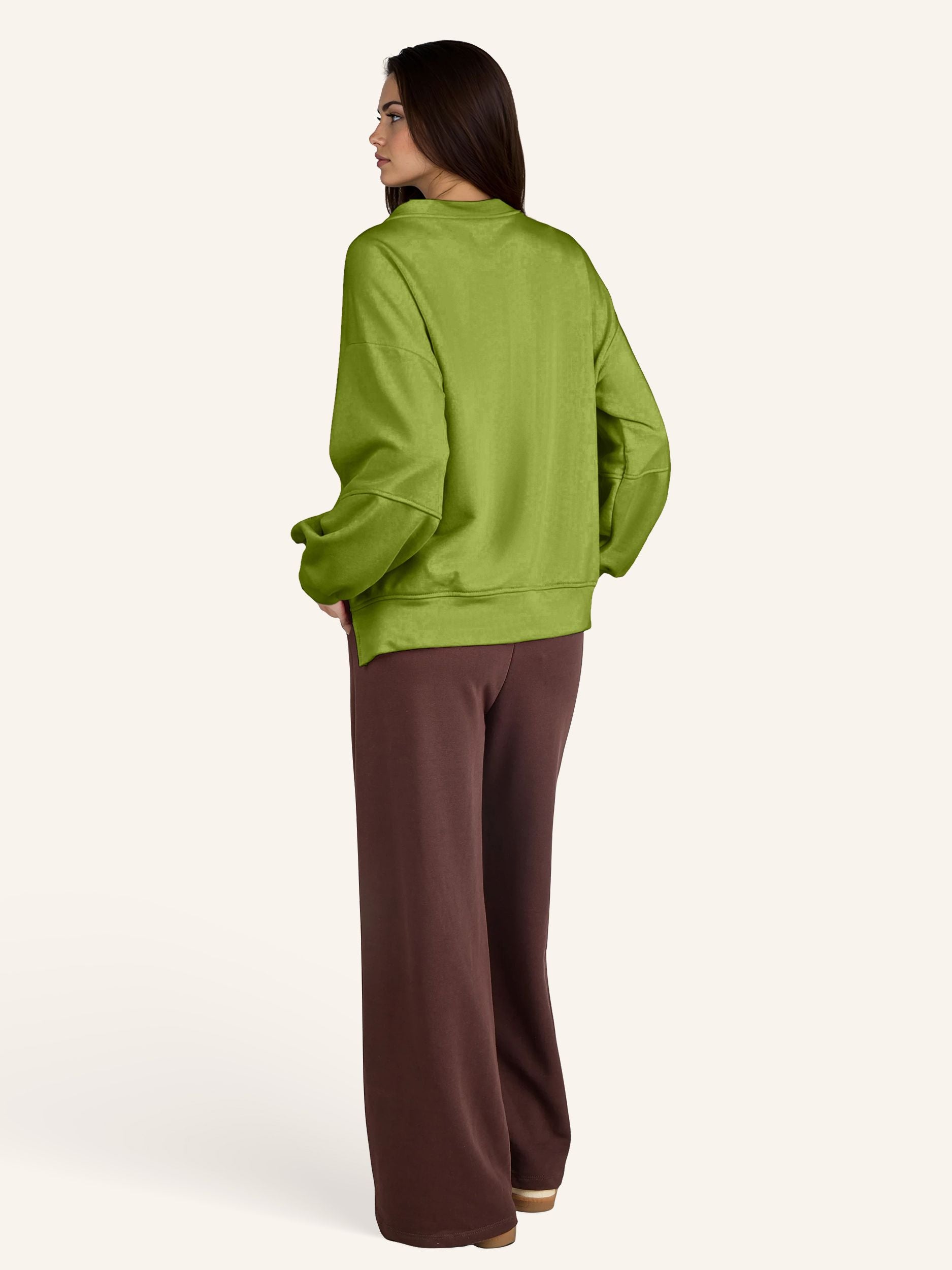 Sweatshirt mit Smiley Applikation