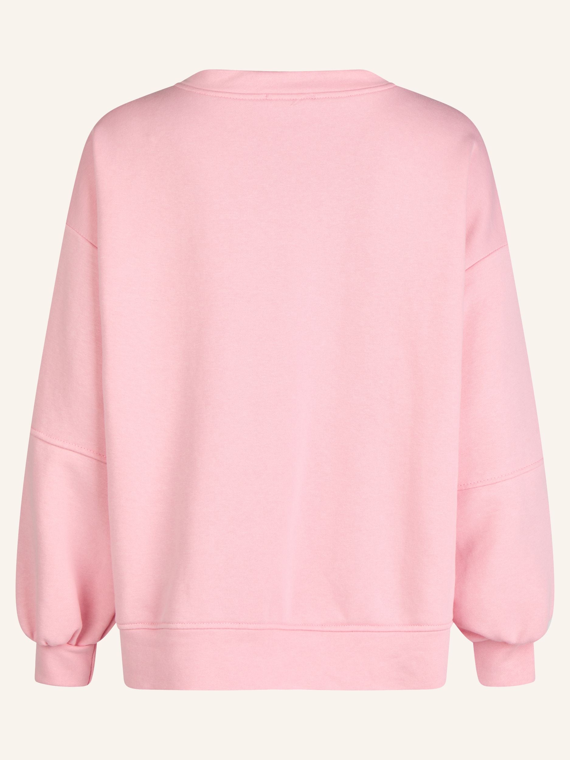 Sweatshirt mit Smiley Applikation