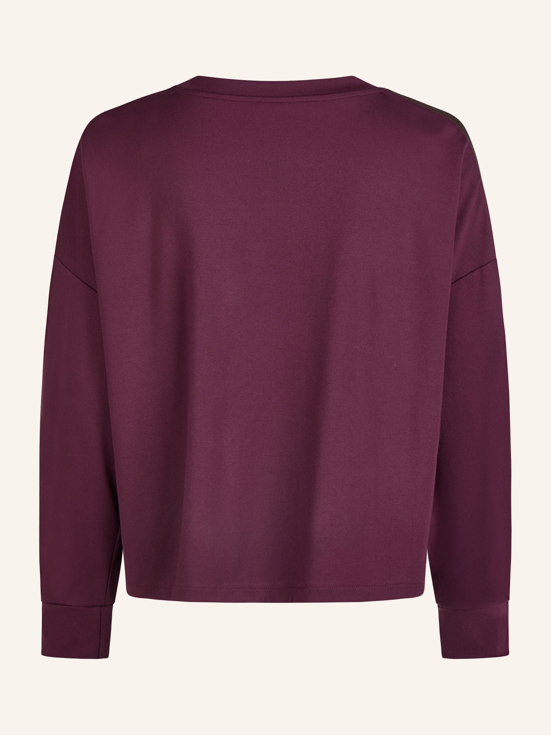 Sweatshirt mit Goldstreifen