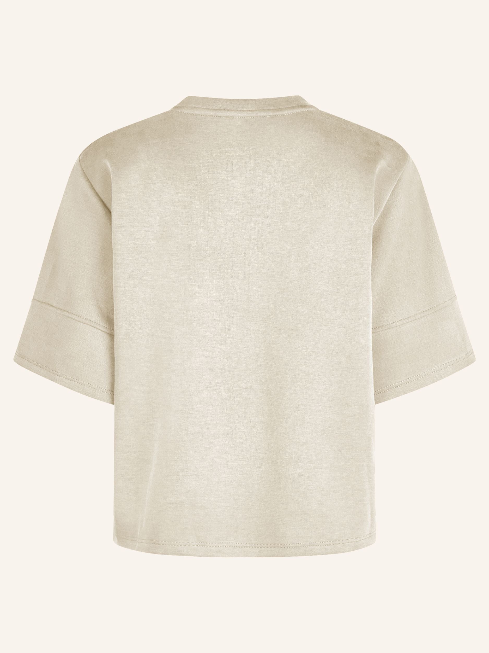 Maglia strutturata con maniche a mezza lunghezza