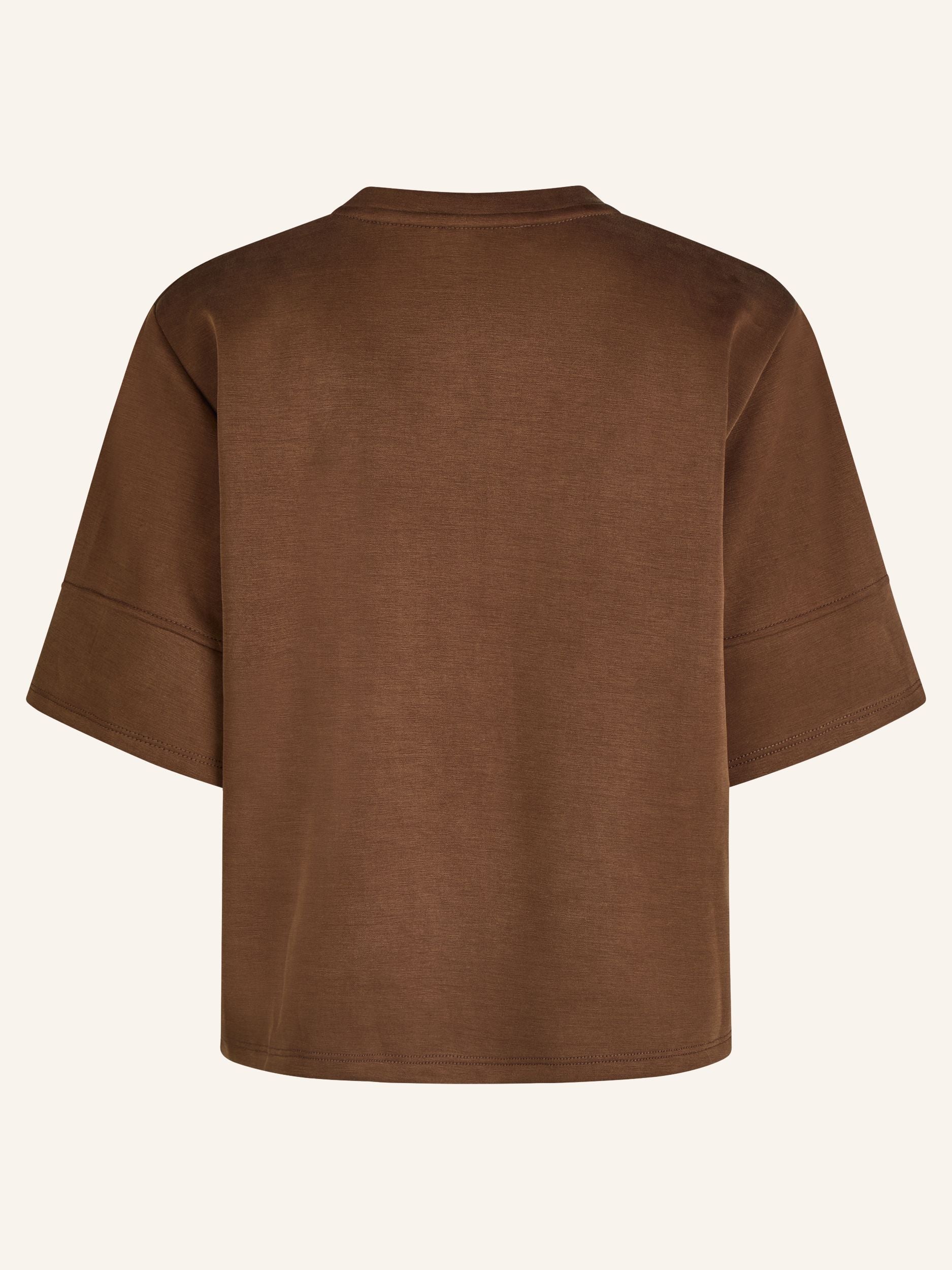 Maglia strutturata con maniche a mezza lunghezza