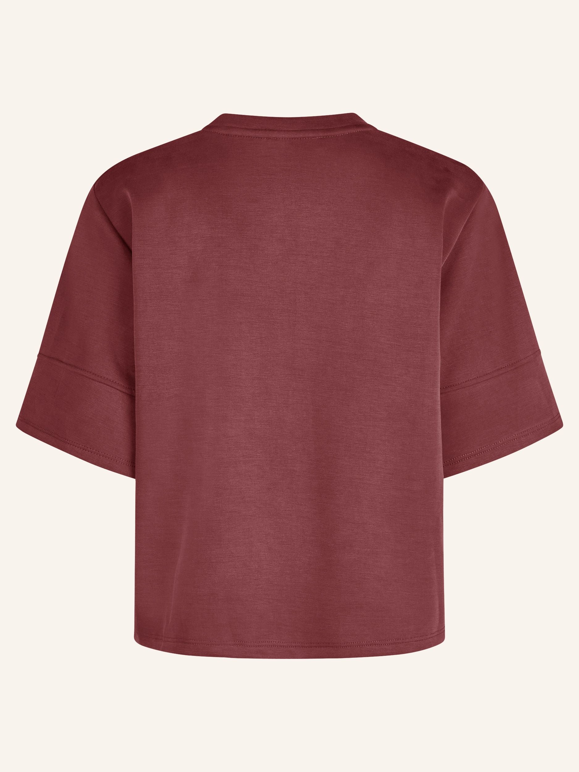 Maglia strutturata con maniche a mezza lunghezza