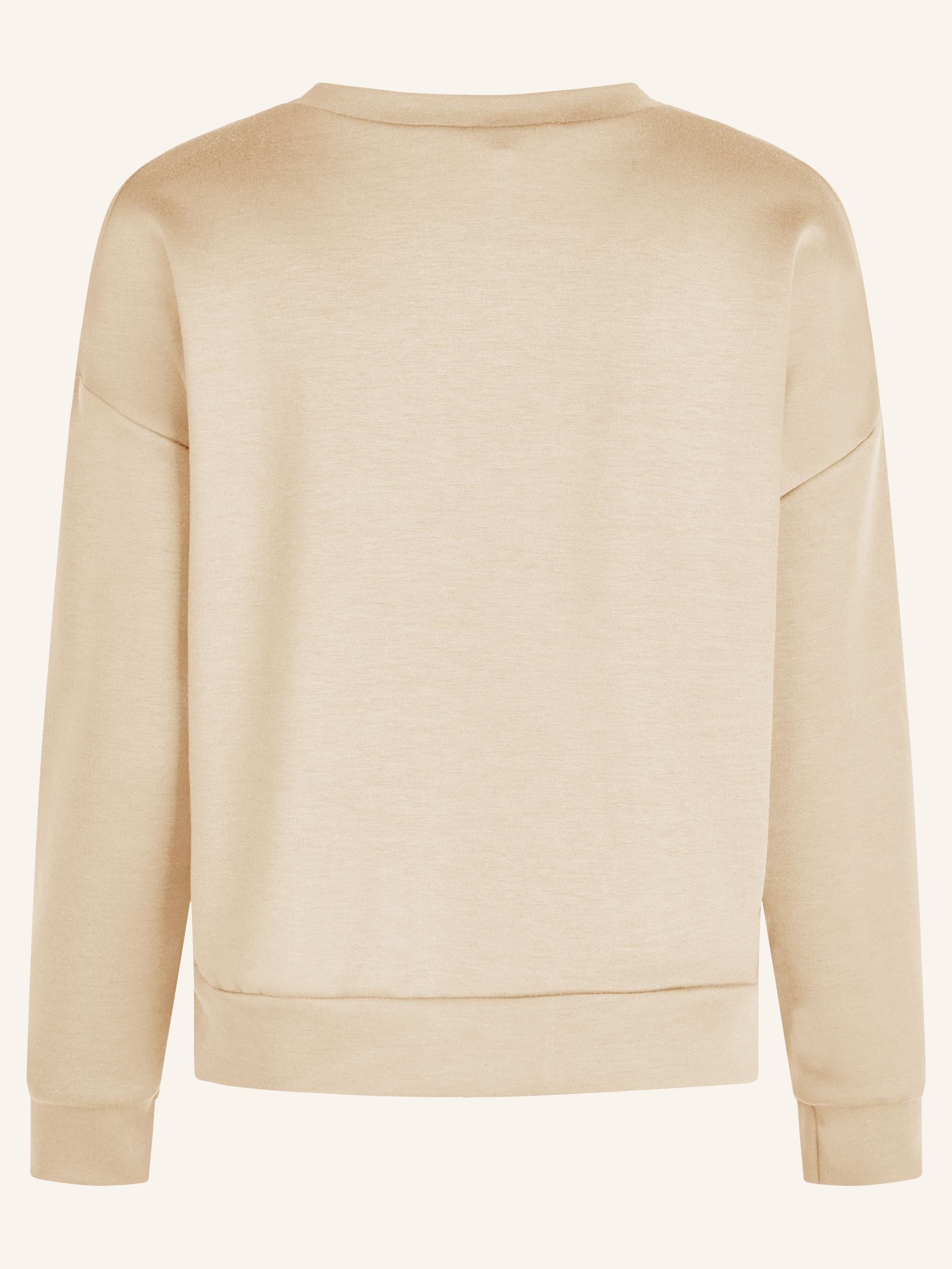 Sweatshirt mit Blüten-Applikation