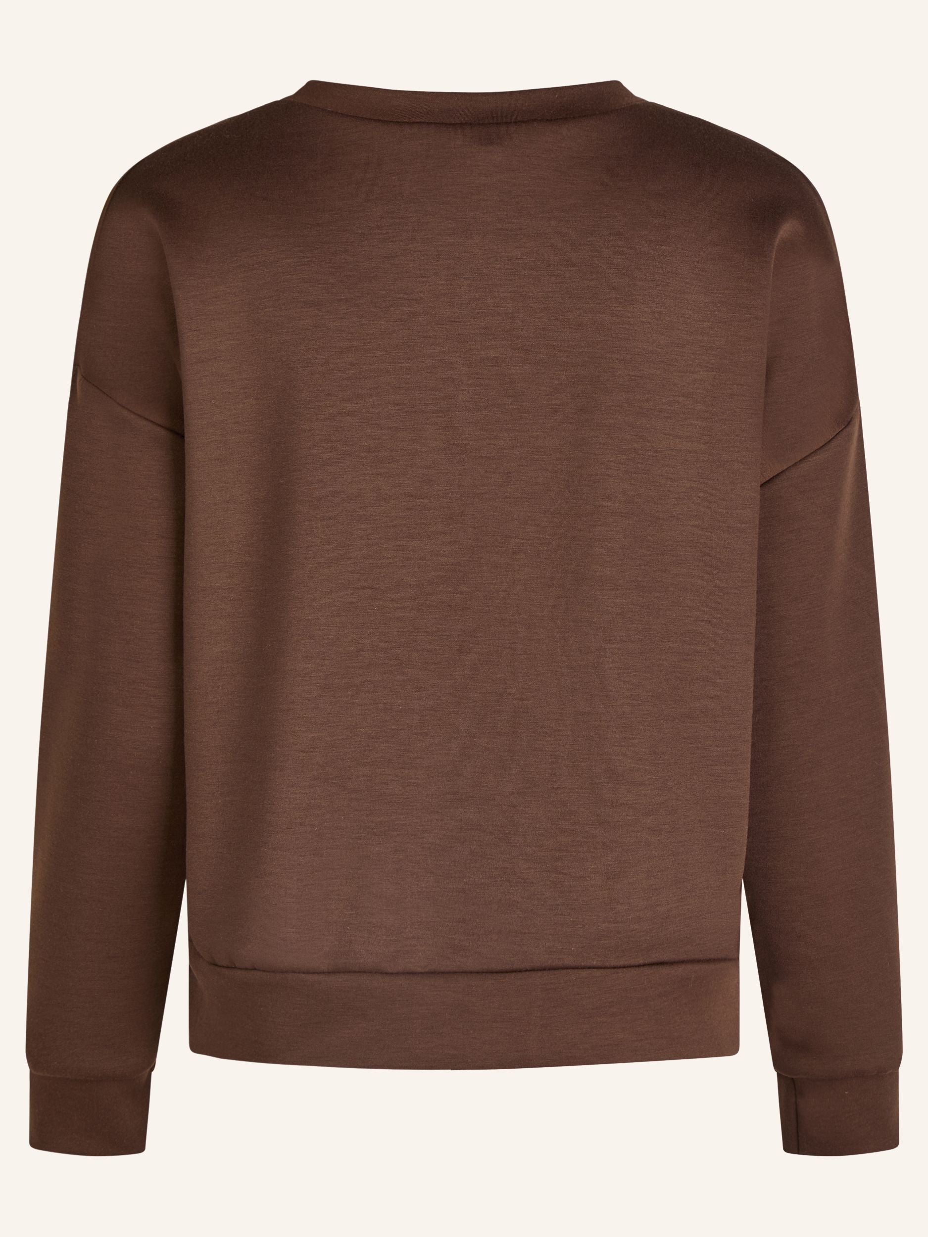 Sweatshirt mit Blüten-Applikation