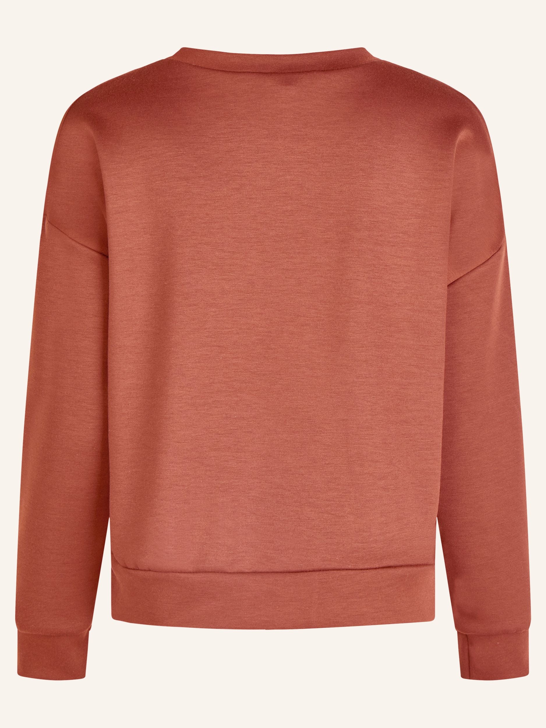 Sweatshirt mit Blüten-Applikation