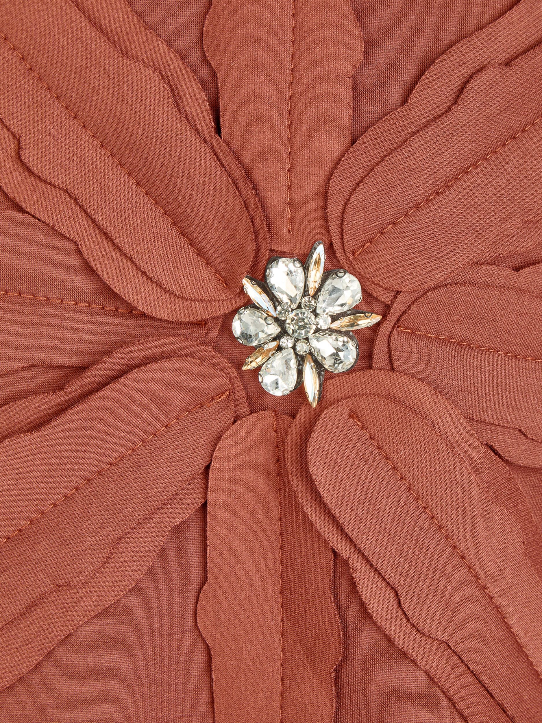 Sweatshirt mit Blüten-Applikation