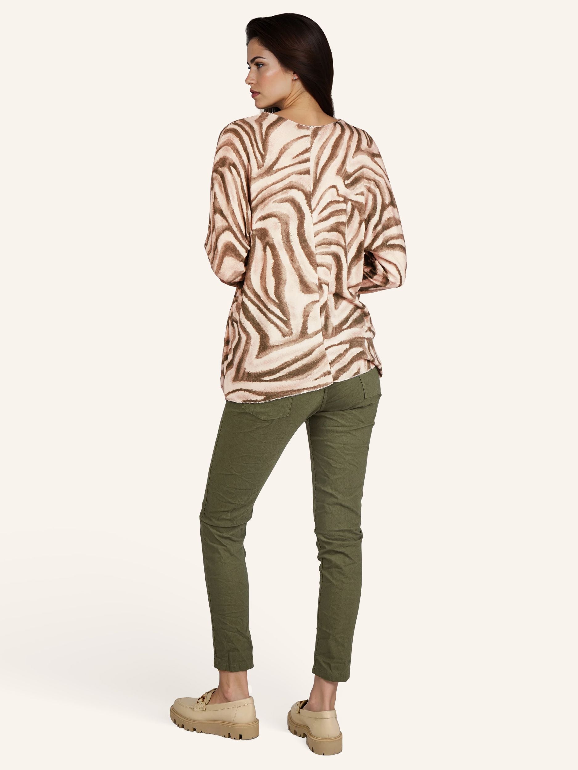 Zebraprint-Pullover