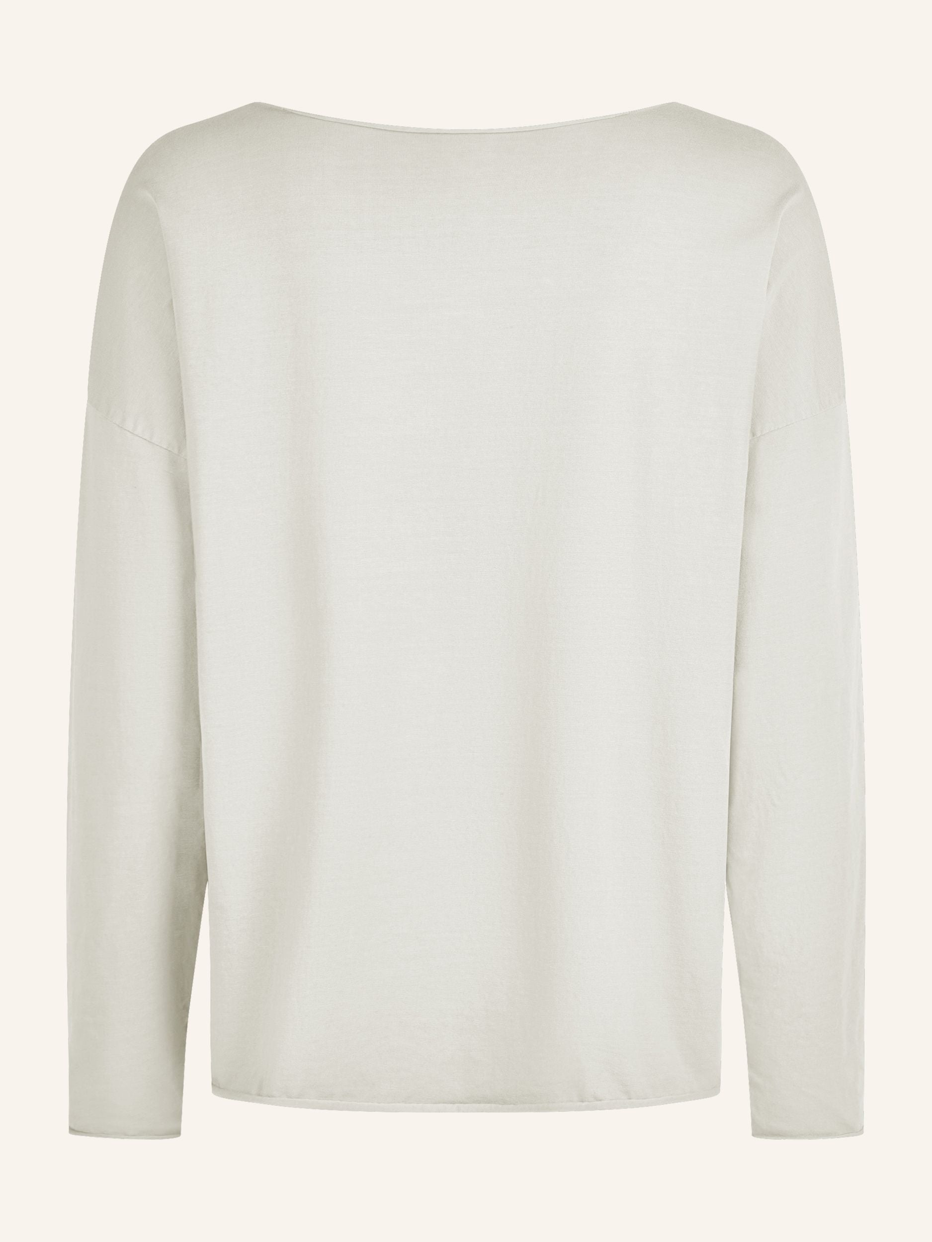 Longsleeve mit weitem Rundhalsausschnitt