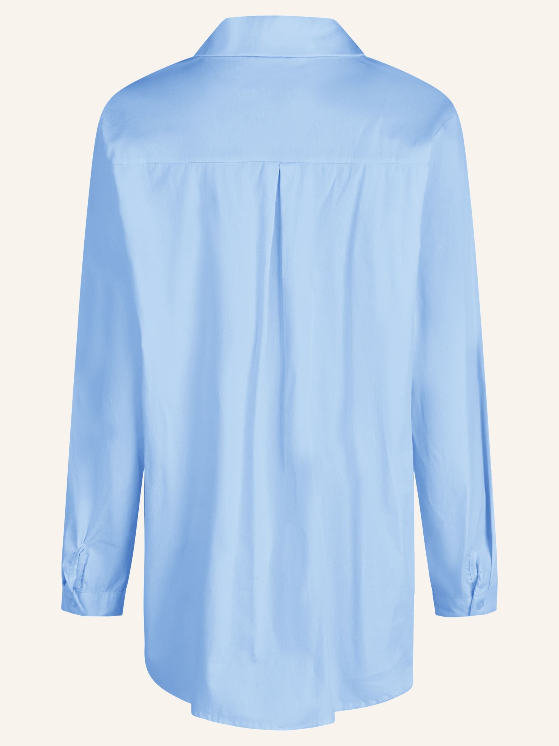 Bluse mit verdeckter Knopfleiste