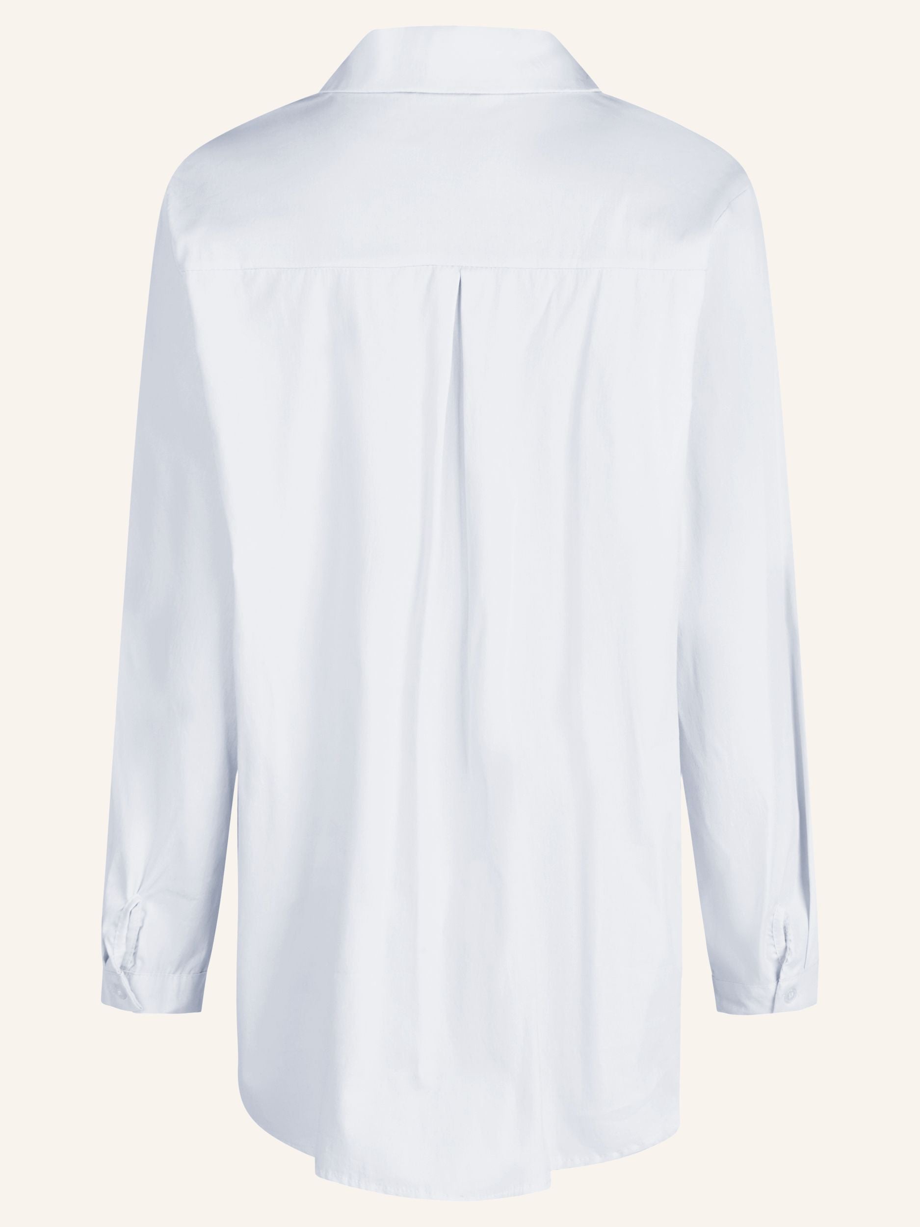 Bluse mit verdeckter Knopfleiste