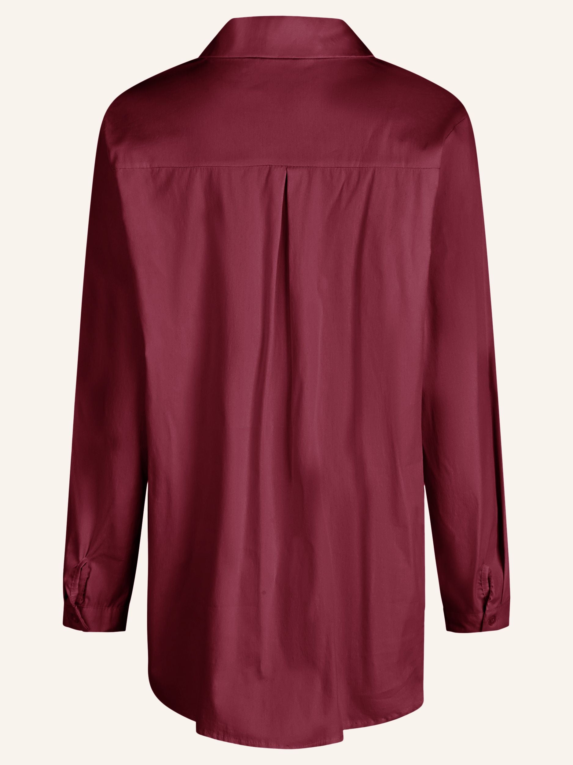 Bluse mit verdeckter Knopfleiste