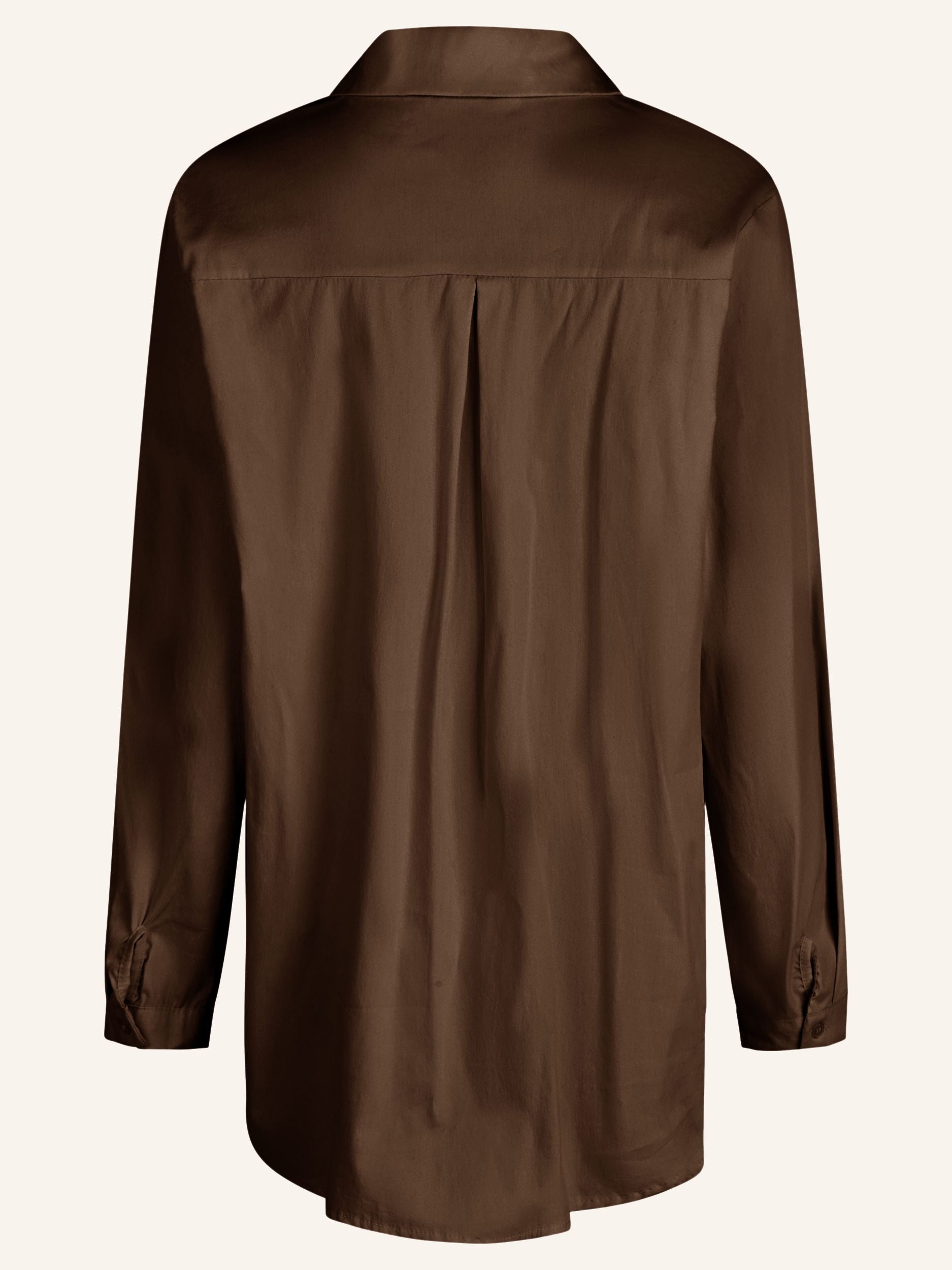Bluse mit verdeckter Knopfleiste
