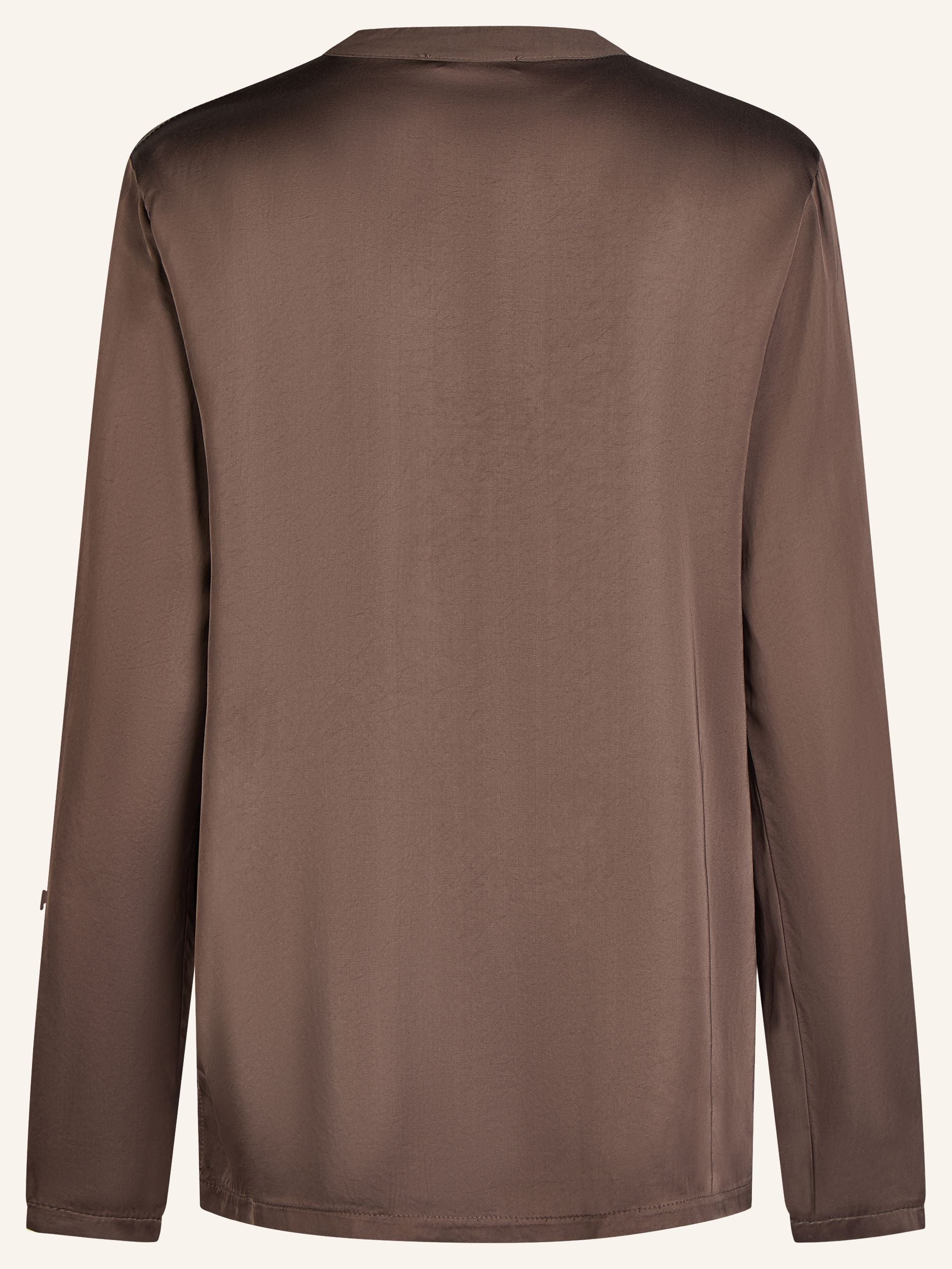 Bluse in Satin-Optik