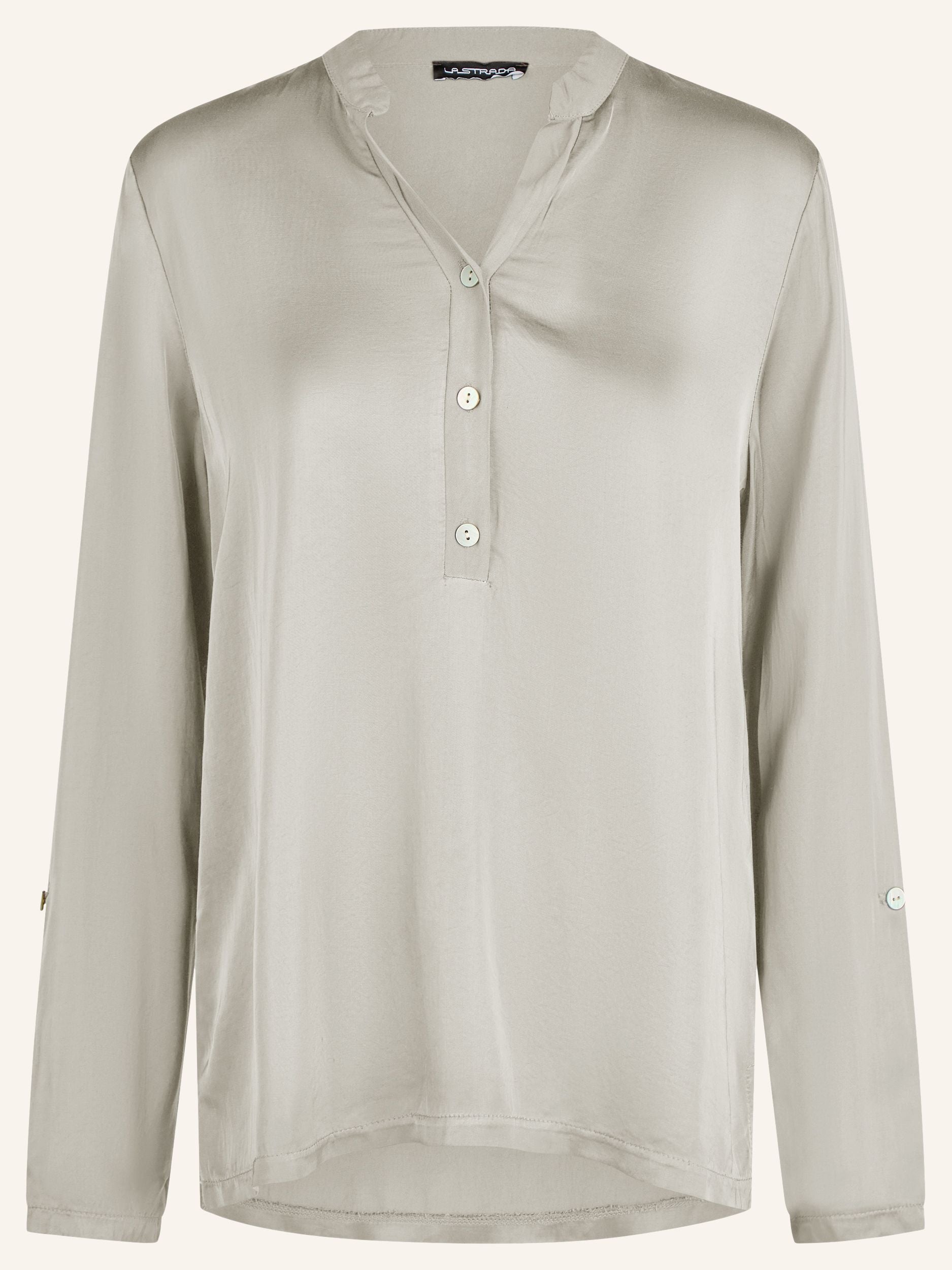 Bluse in Satin-Optik