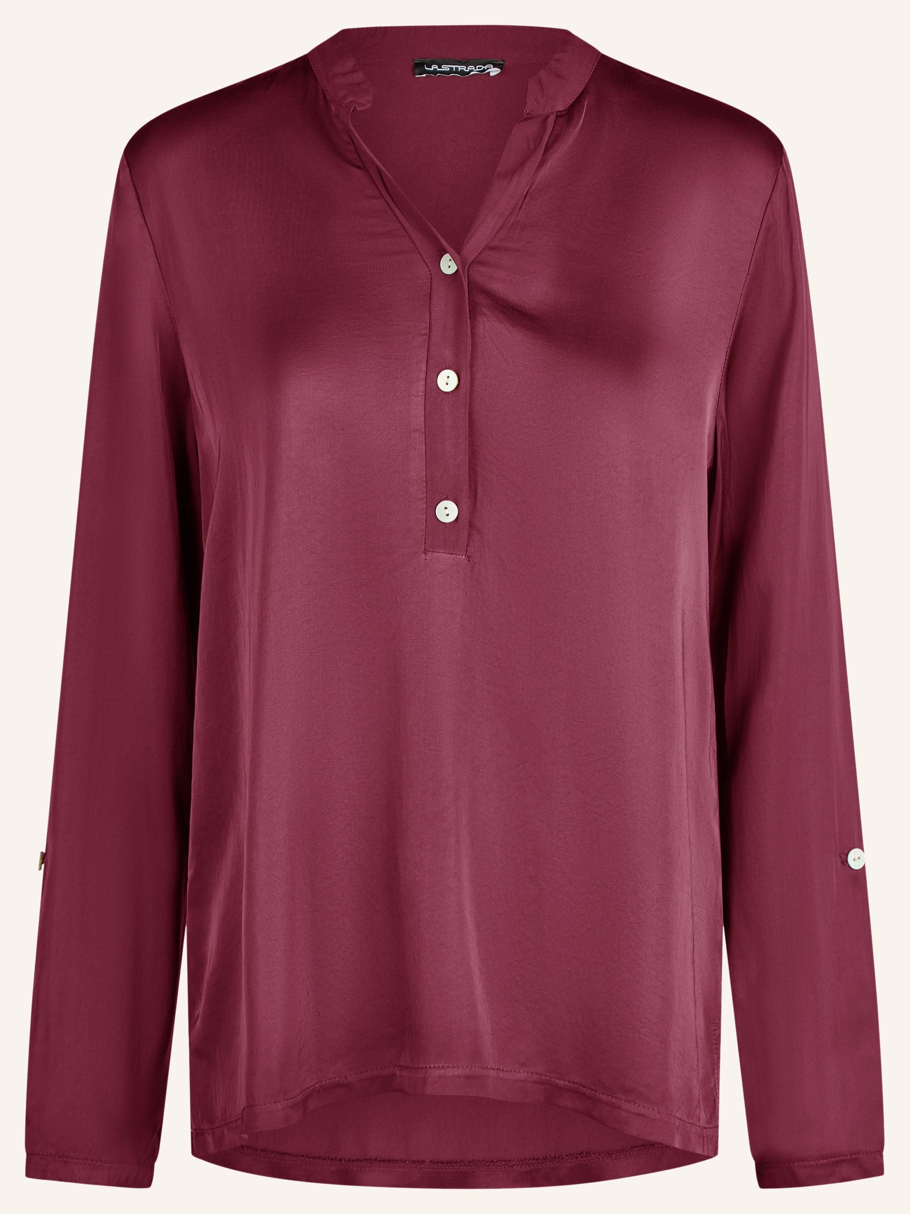 Bluse in Satin-Optik